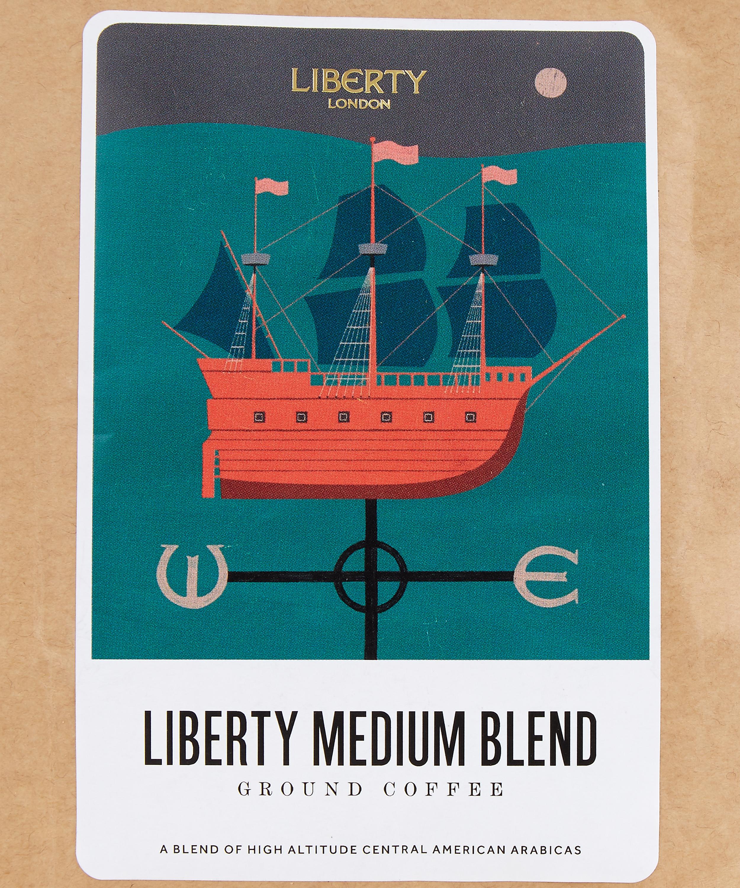 Liberty Medium Blend Ground Coffee 250g Liberty London
