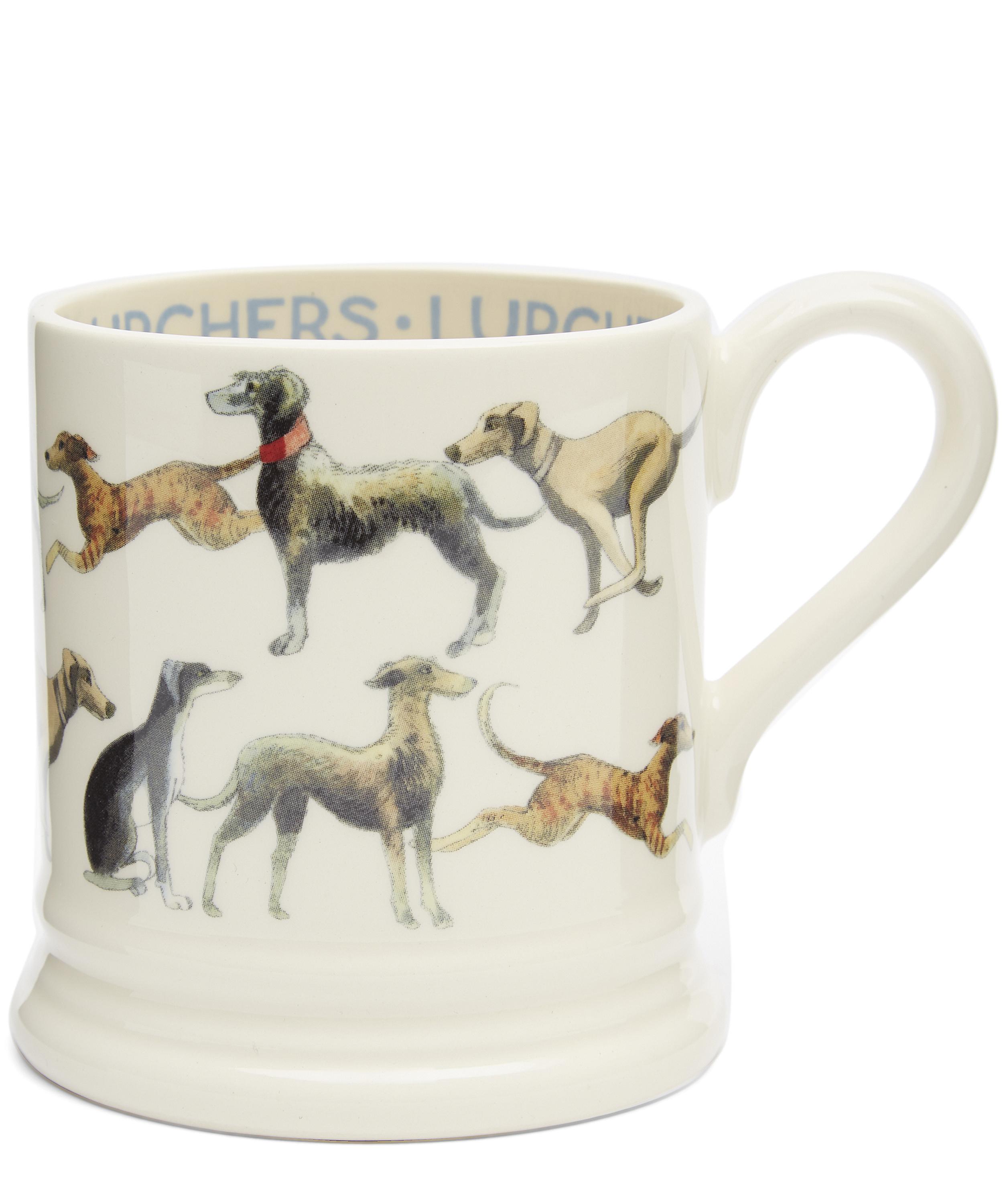 All Over Lurcher Half Pint Mug Liberty London
