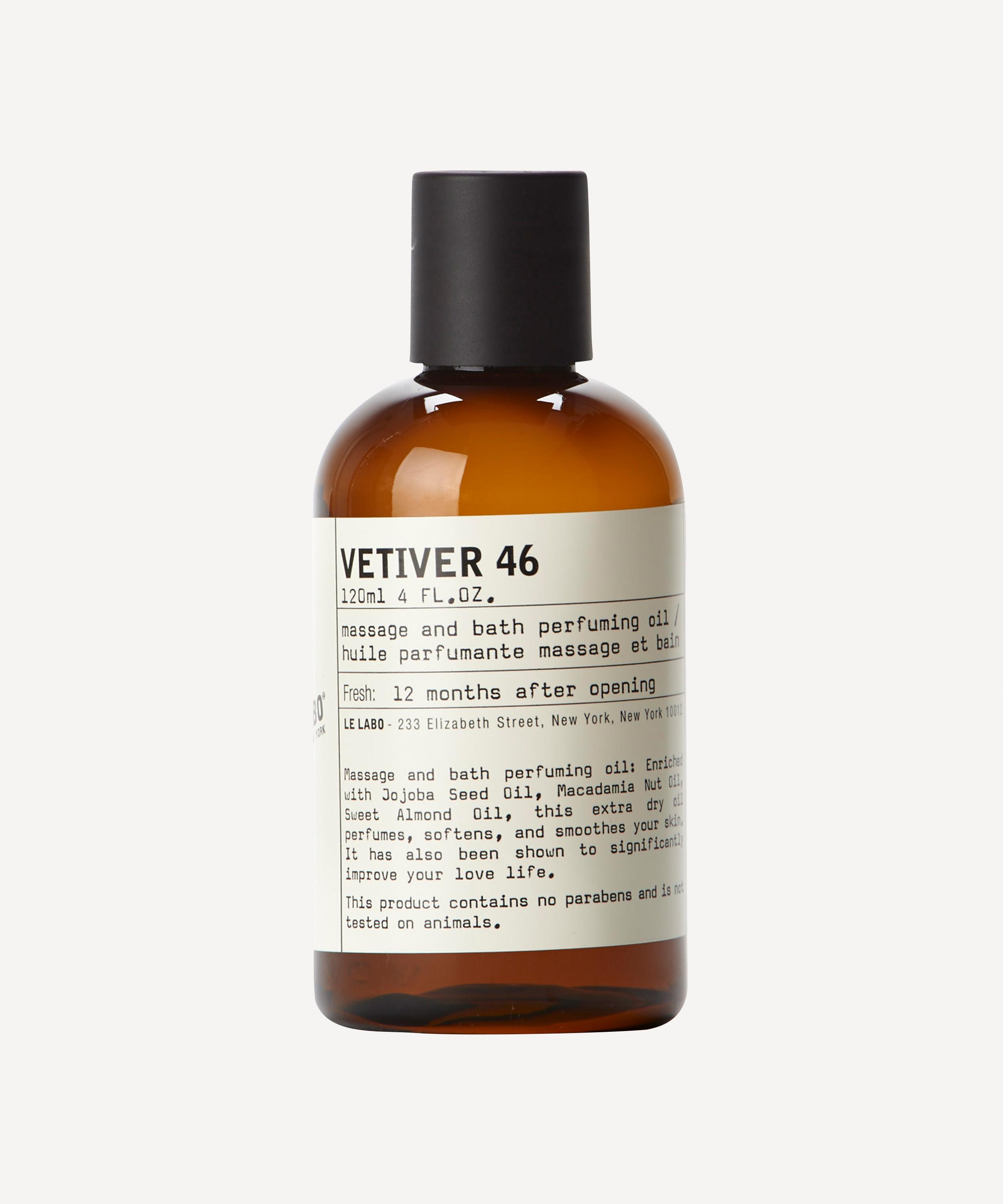 Vetiver 46 Bath and Body Oil 120ml Liberty London