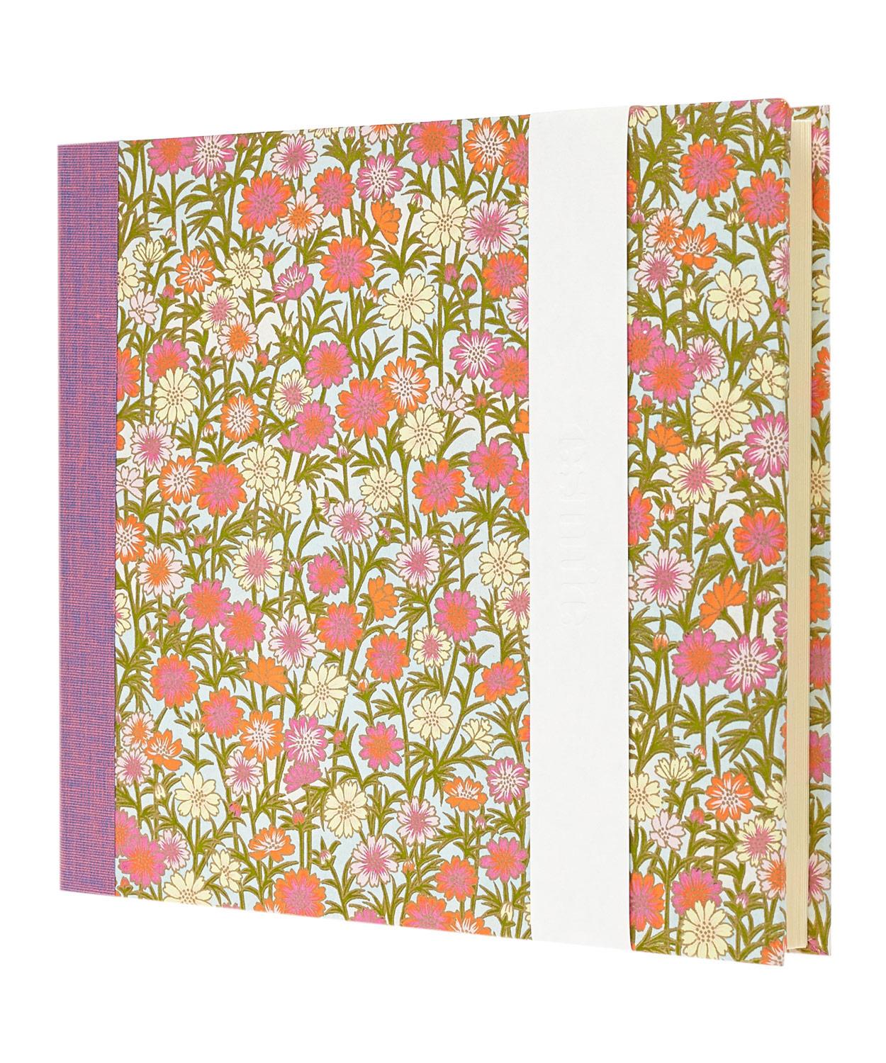 Medium Daisies Silk Screen Photo Album Liberty London