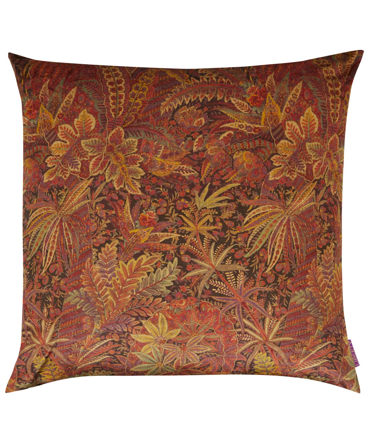 Shand Voyage Vintage Velvet Cushion In Springtime Liberty London