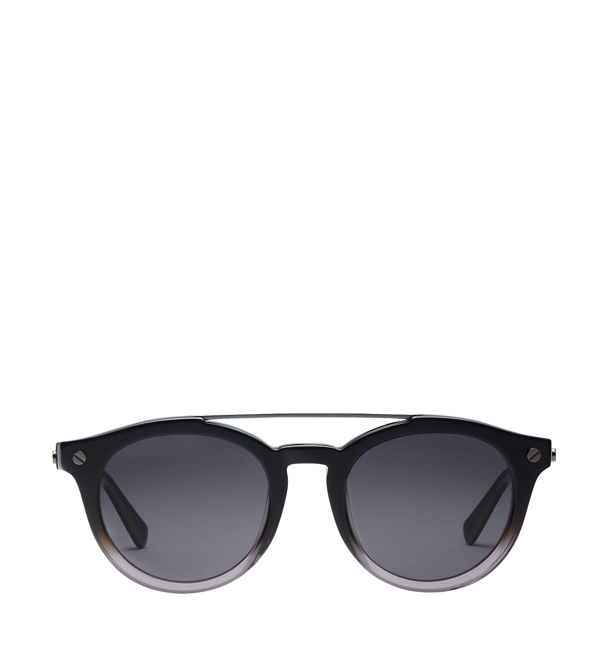 One Size Round Aviator Sunglasses Black