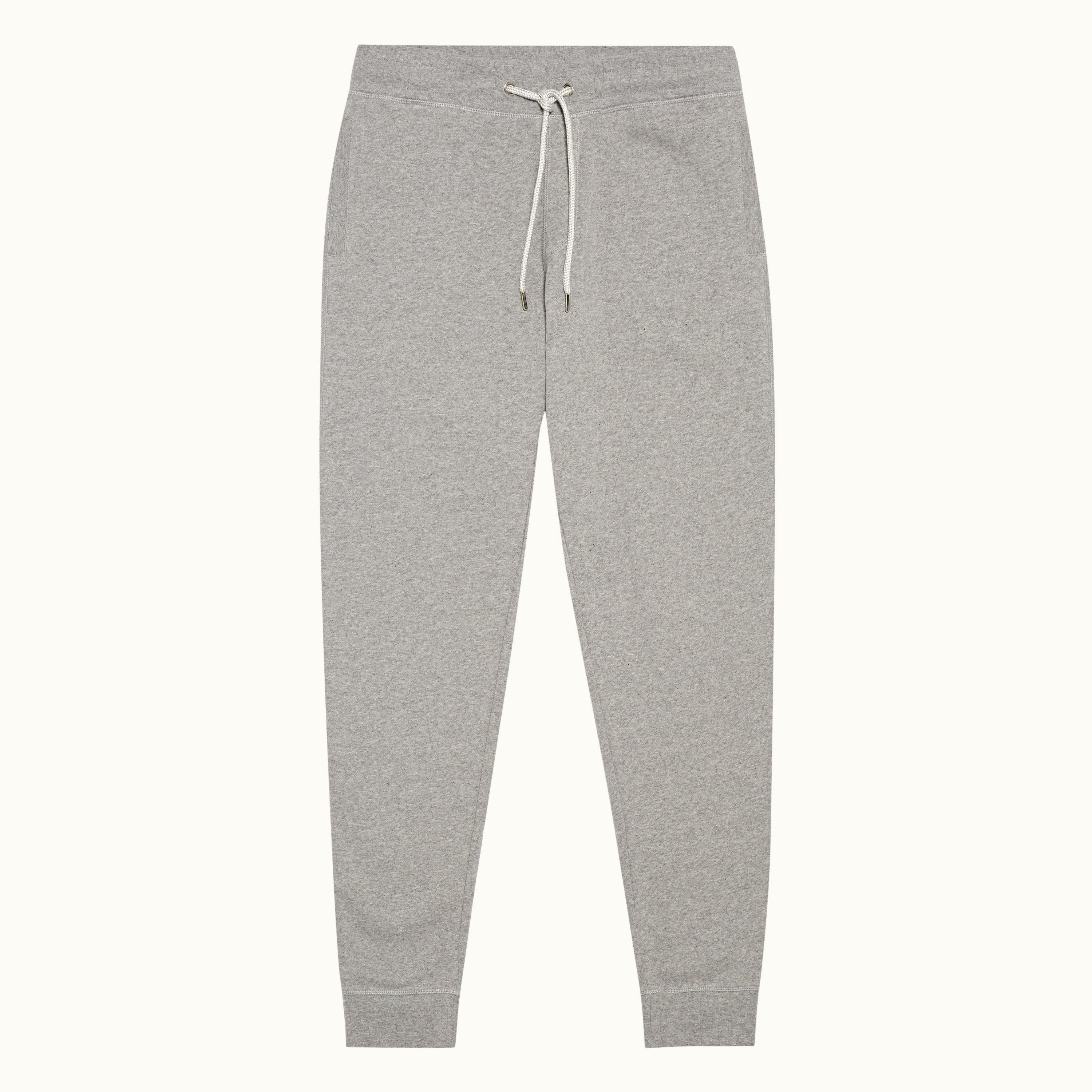 grey ribbed sweatpants
