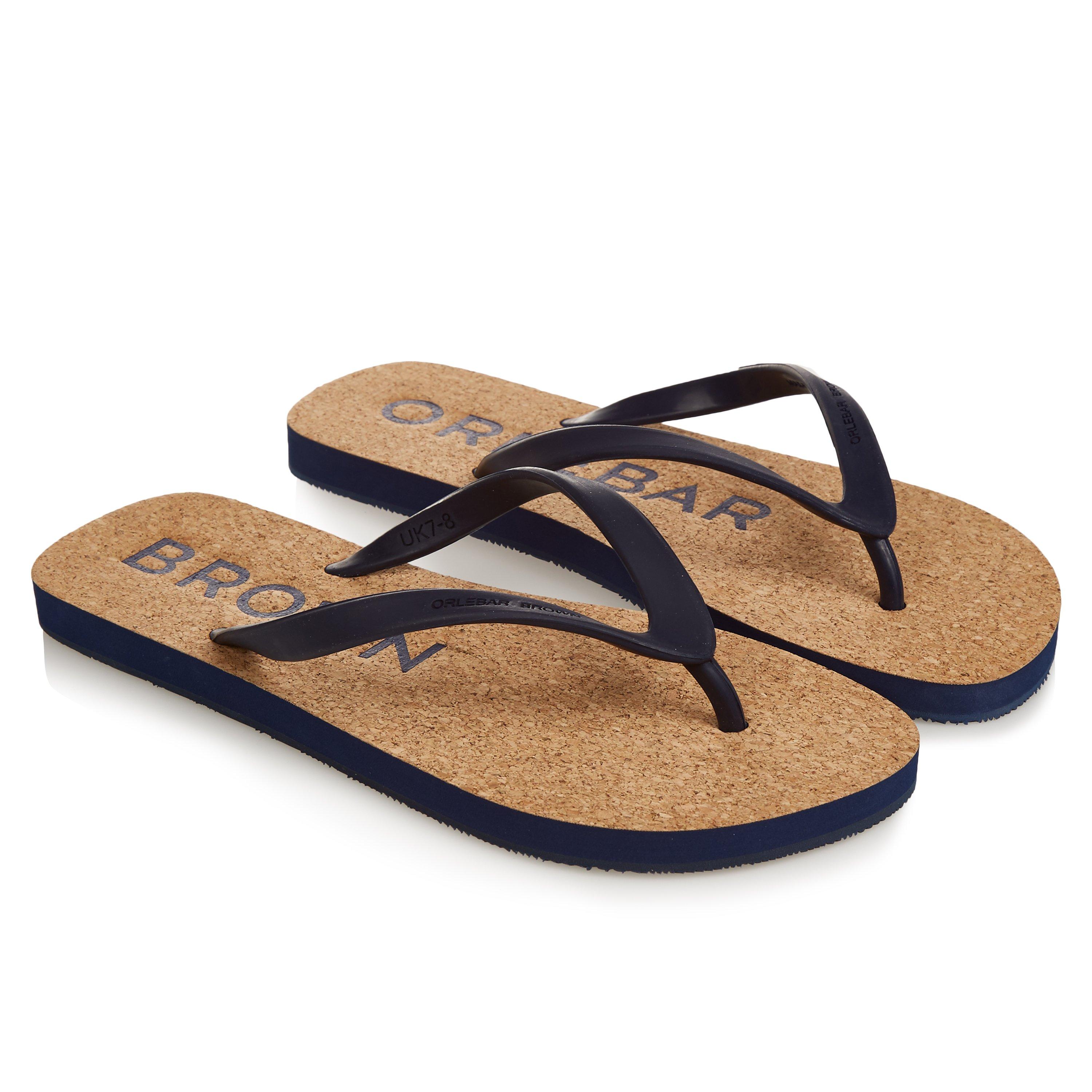 flip flops navy