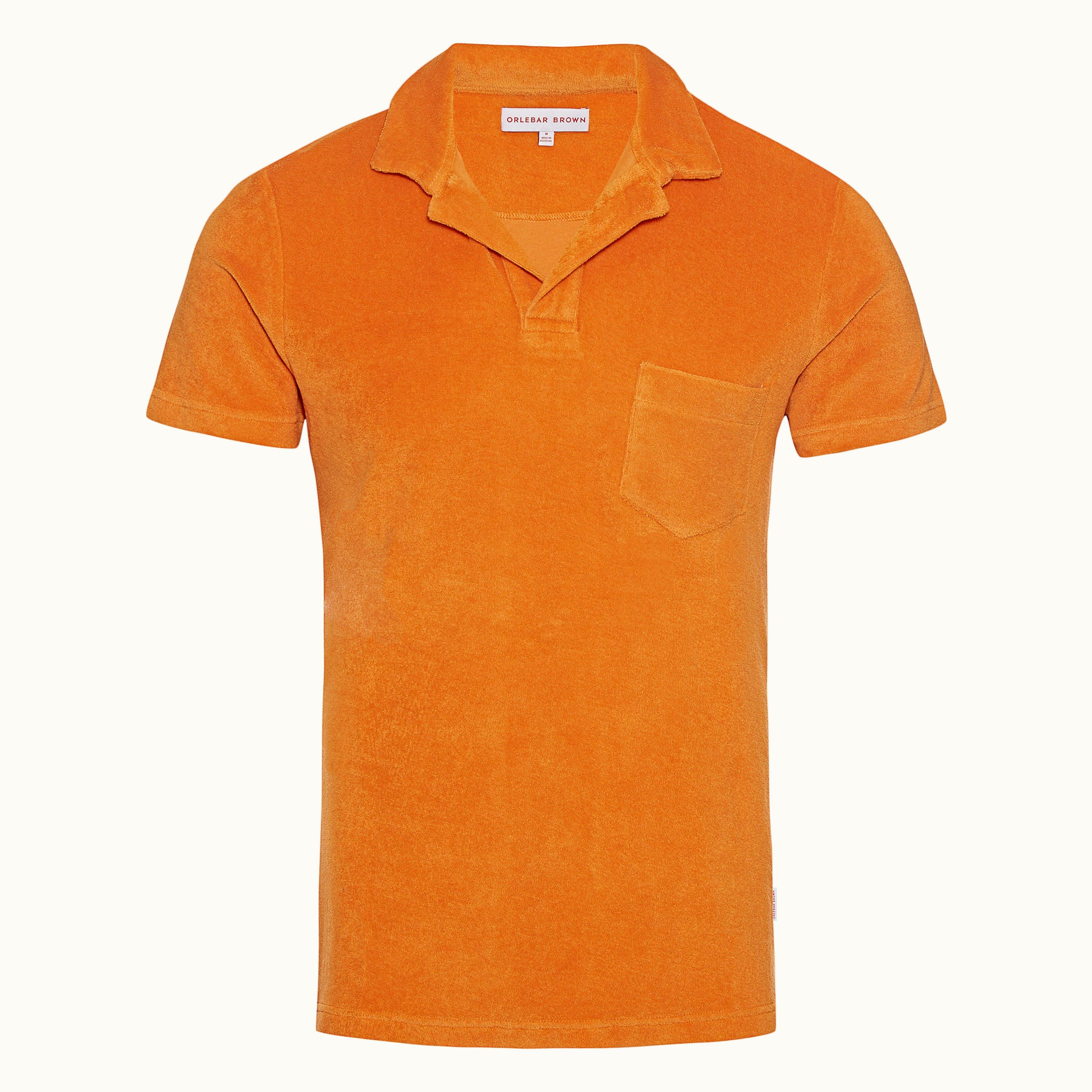 men's terry towelling polo shirt