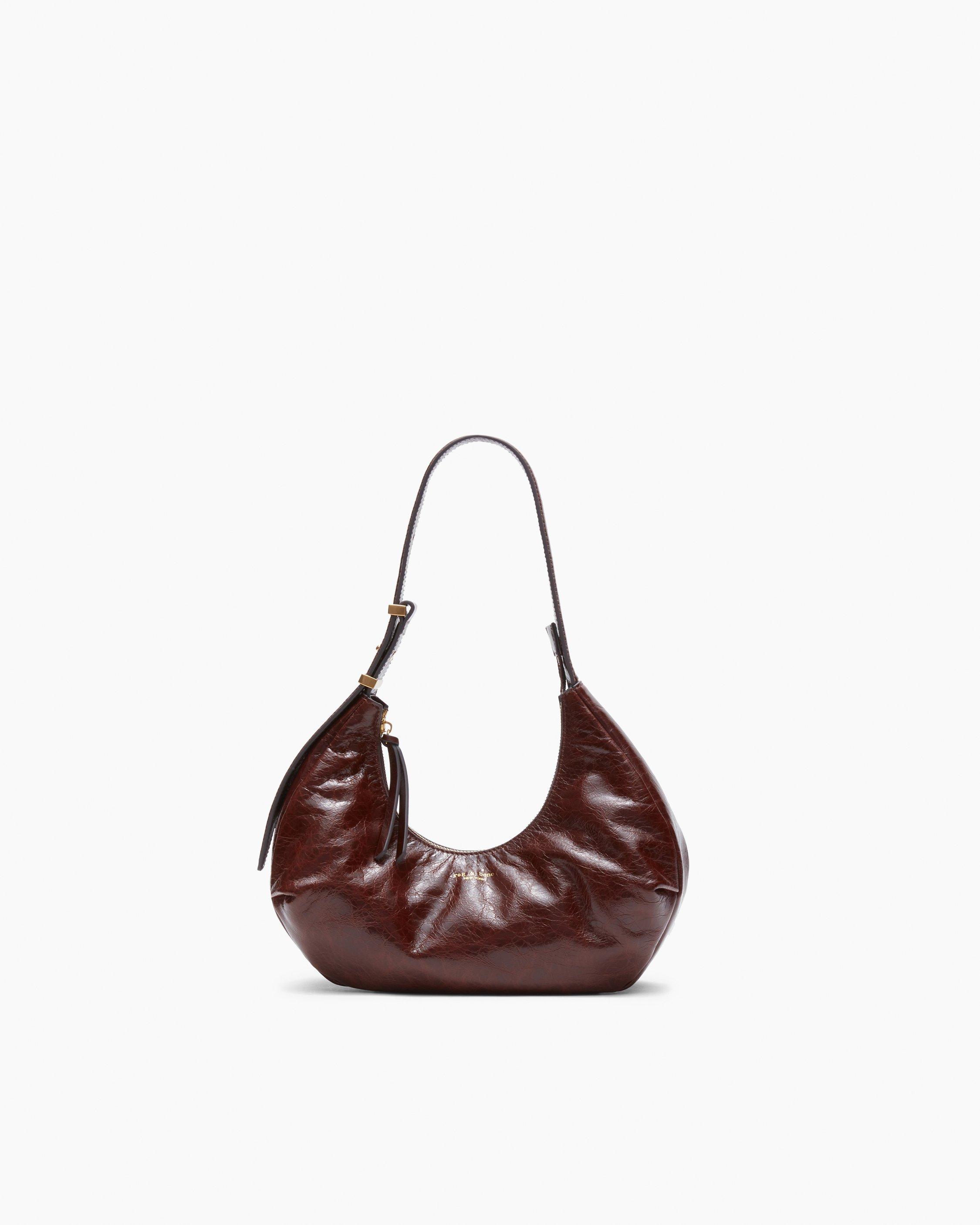 Rag & Bone Hudson Leather Hobo Bag In Brown