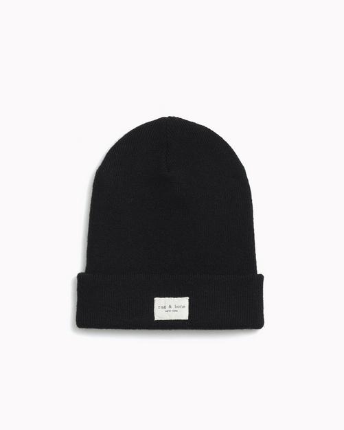 Addison Black Beanie For Men Rag Bone