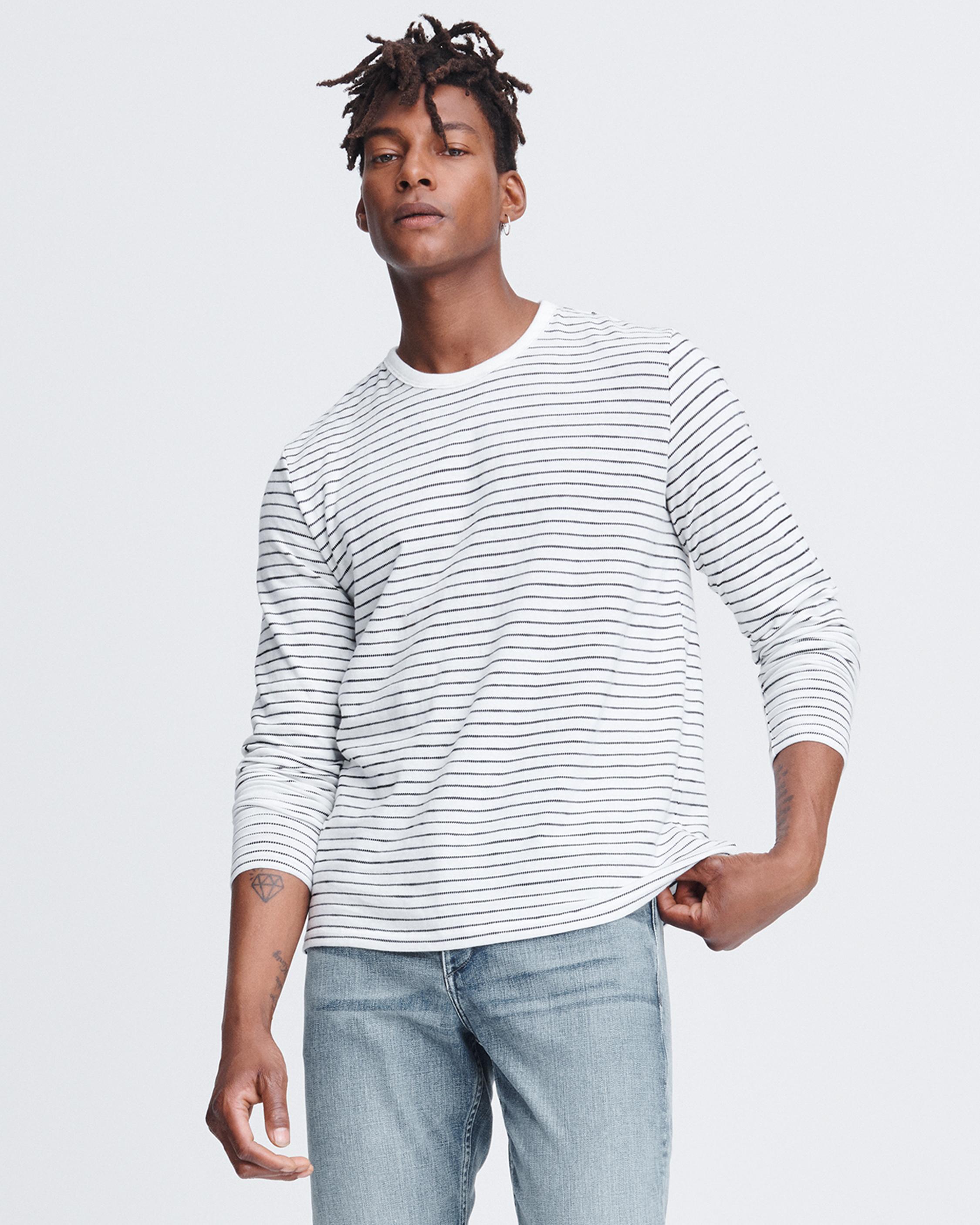 striped long sleeve tee