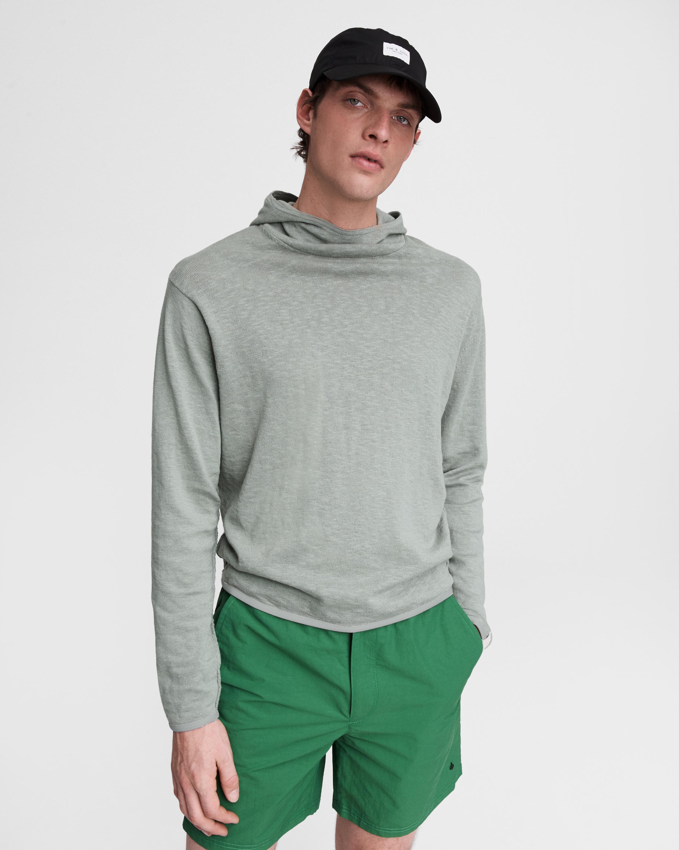 linen color hoodie