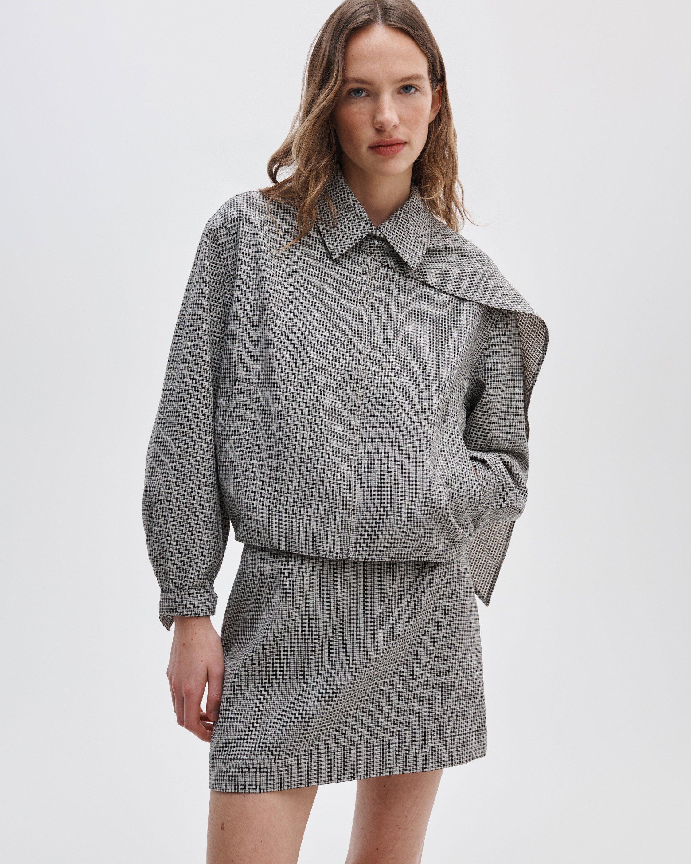 Krista Plaid Italian Wool Jacket