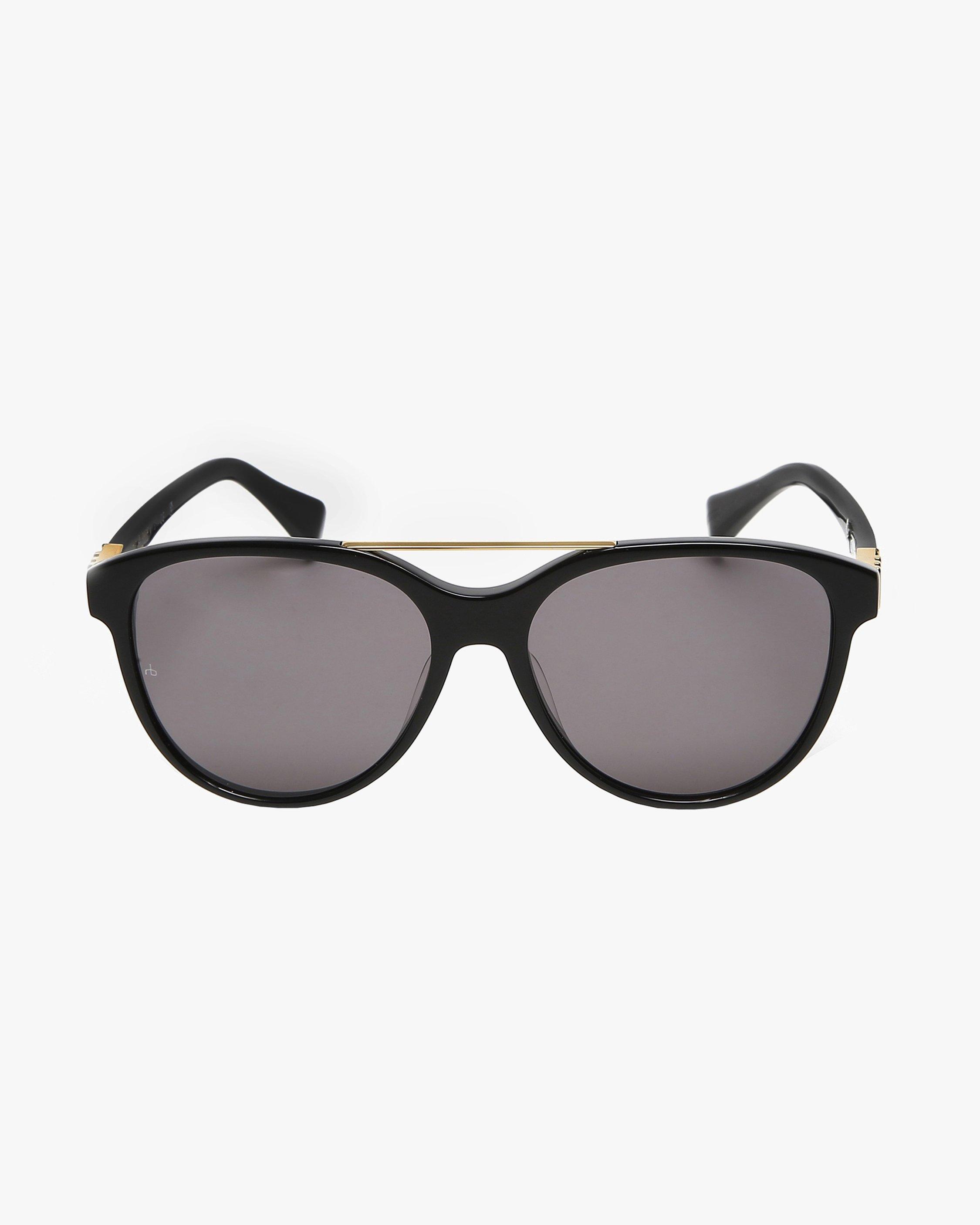 Rag & Bone Grayson Oval Sunglasses In Black