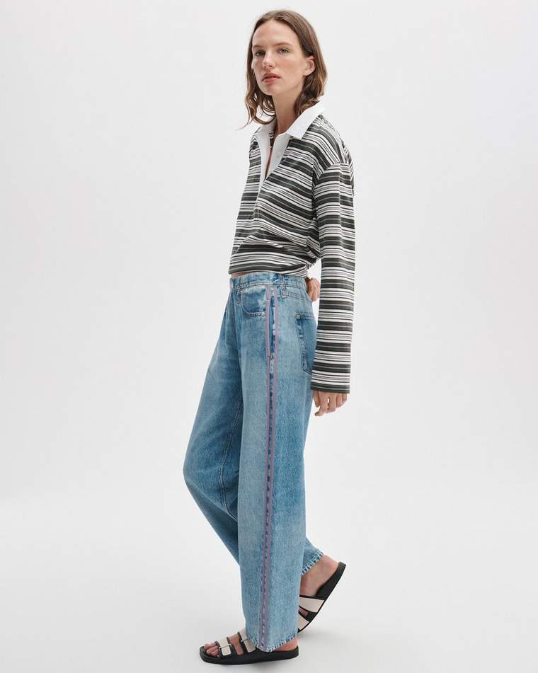 Rb Miramar Wide-leg Ankle Track Pant