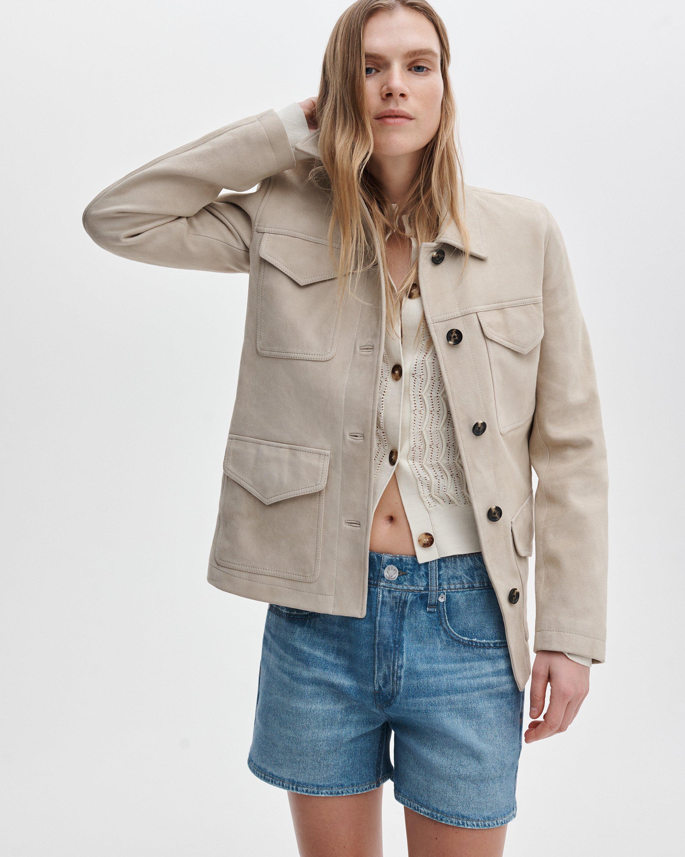 Rag & Bone Rb Miramar Walking Shorts In Neutral