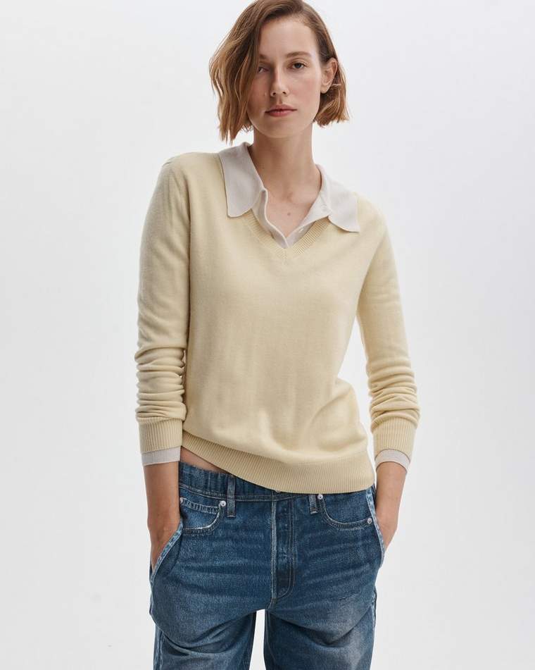 Anne Wool Polo Sweater