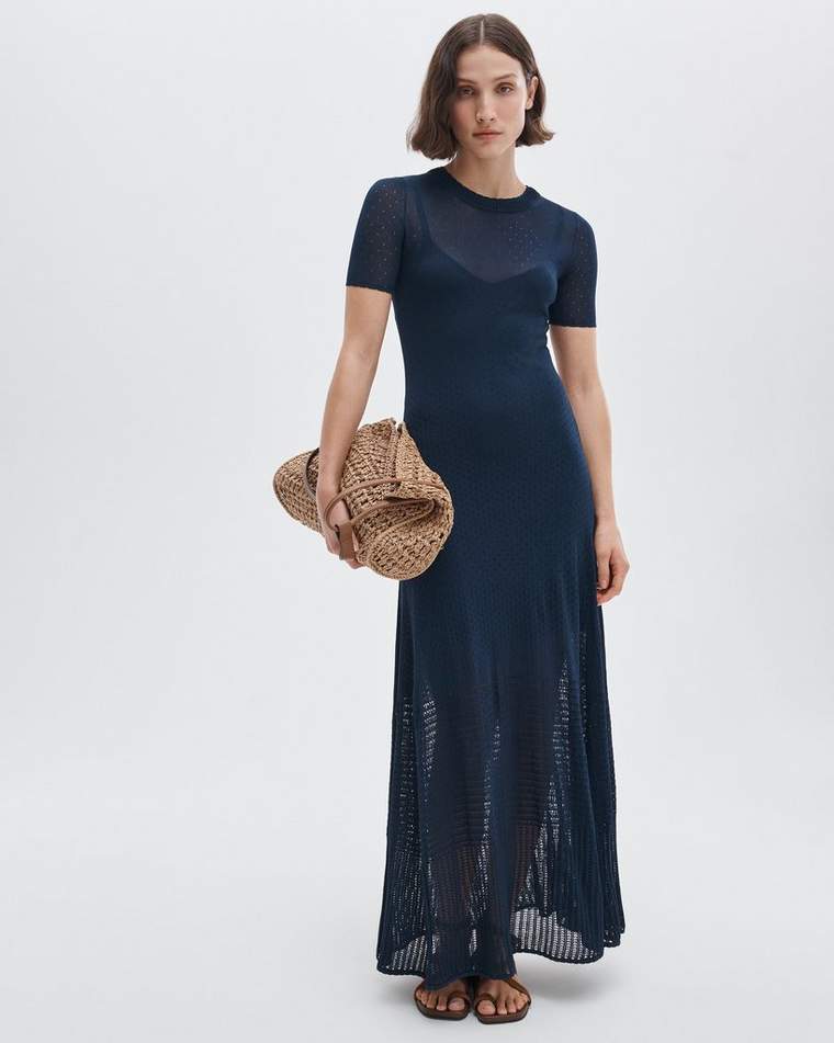 Michelle Pointelle Maxi Dress