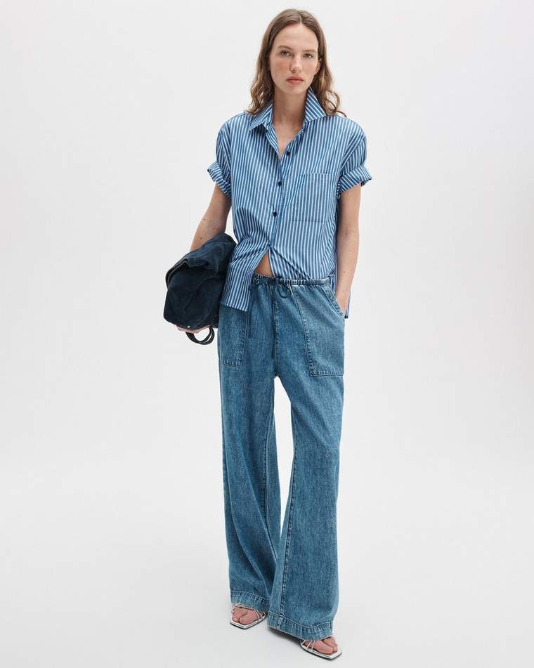 Claire Denim Utility Pant