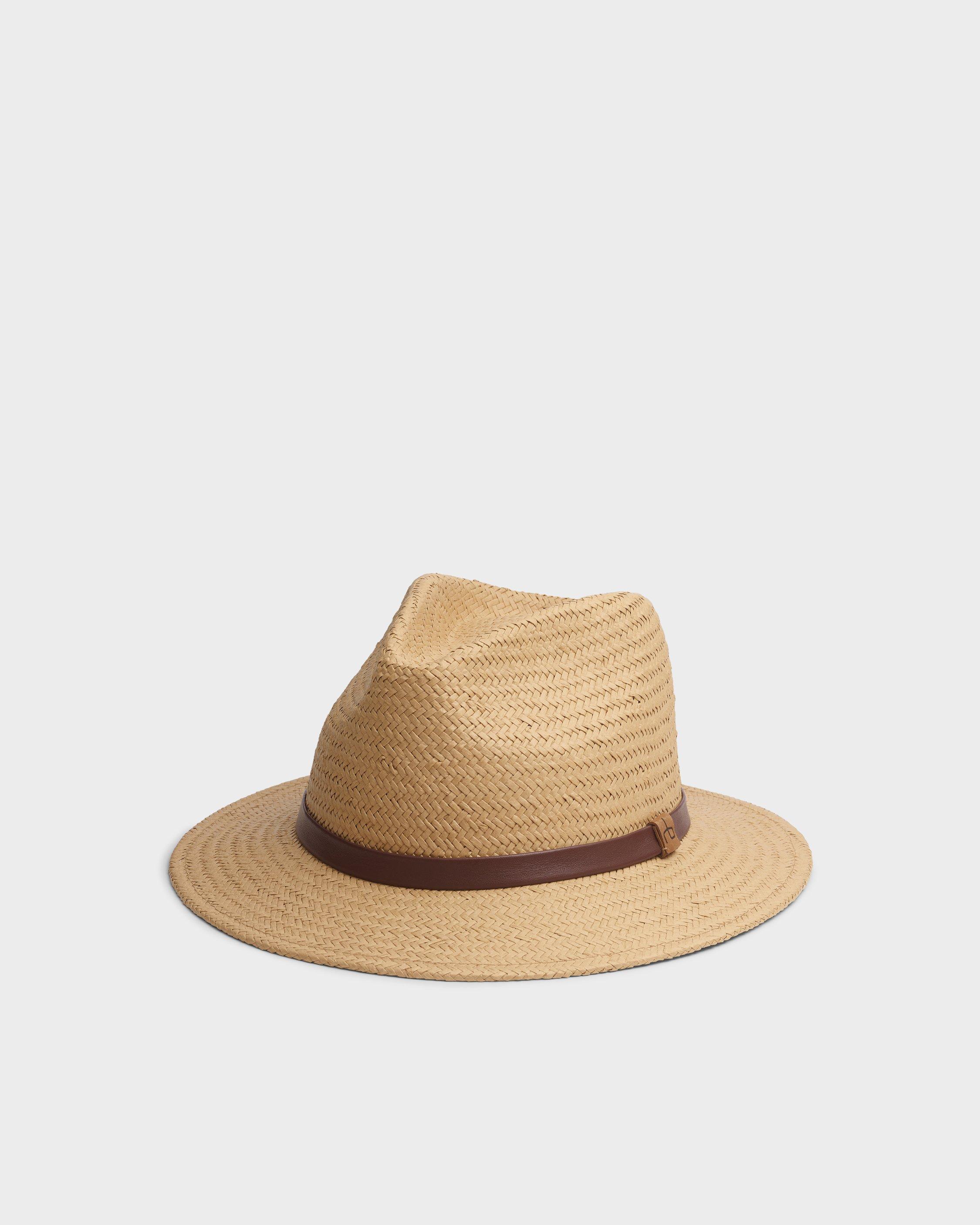 Packable Straw Fedora