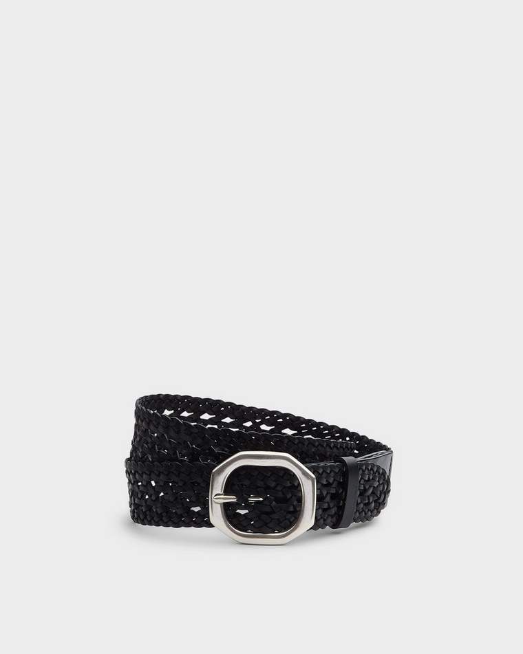 Audrey Woven Italian Leather Belt