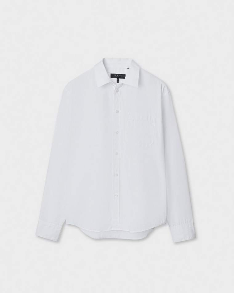 Rb Relaxed Poplin Shirt