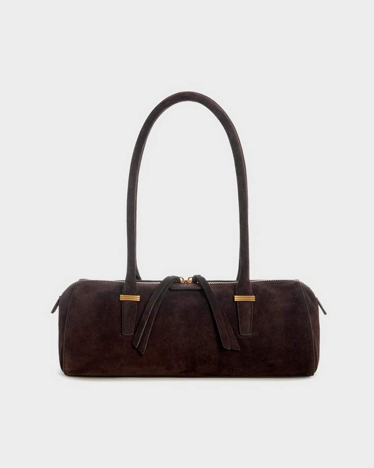 Elmhurst Suede Box Satchel