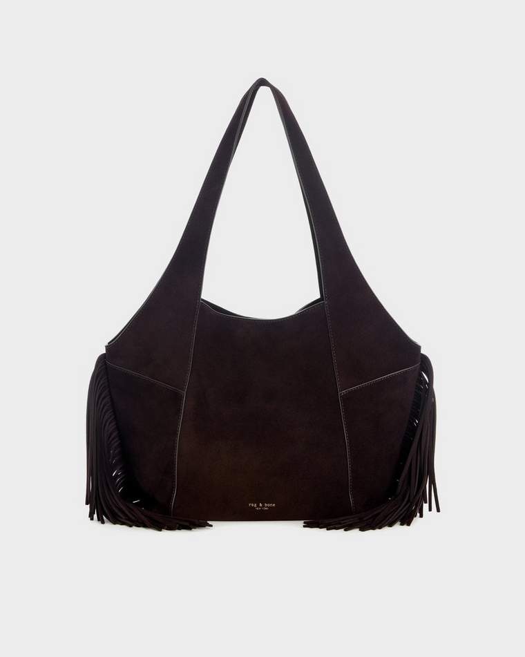 Brayton Suede Fringe Carryall