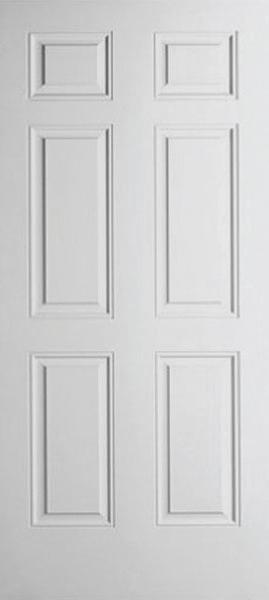 Jeld Wen Wood Grain Colonist 6 Panel Interior Door Col1068