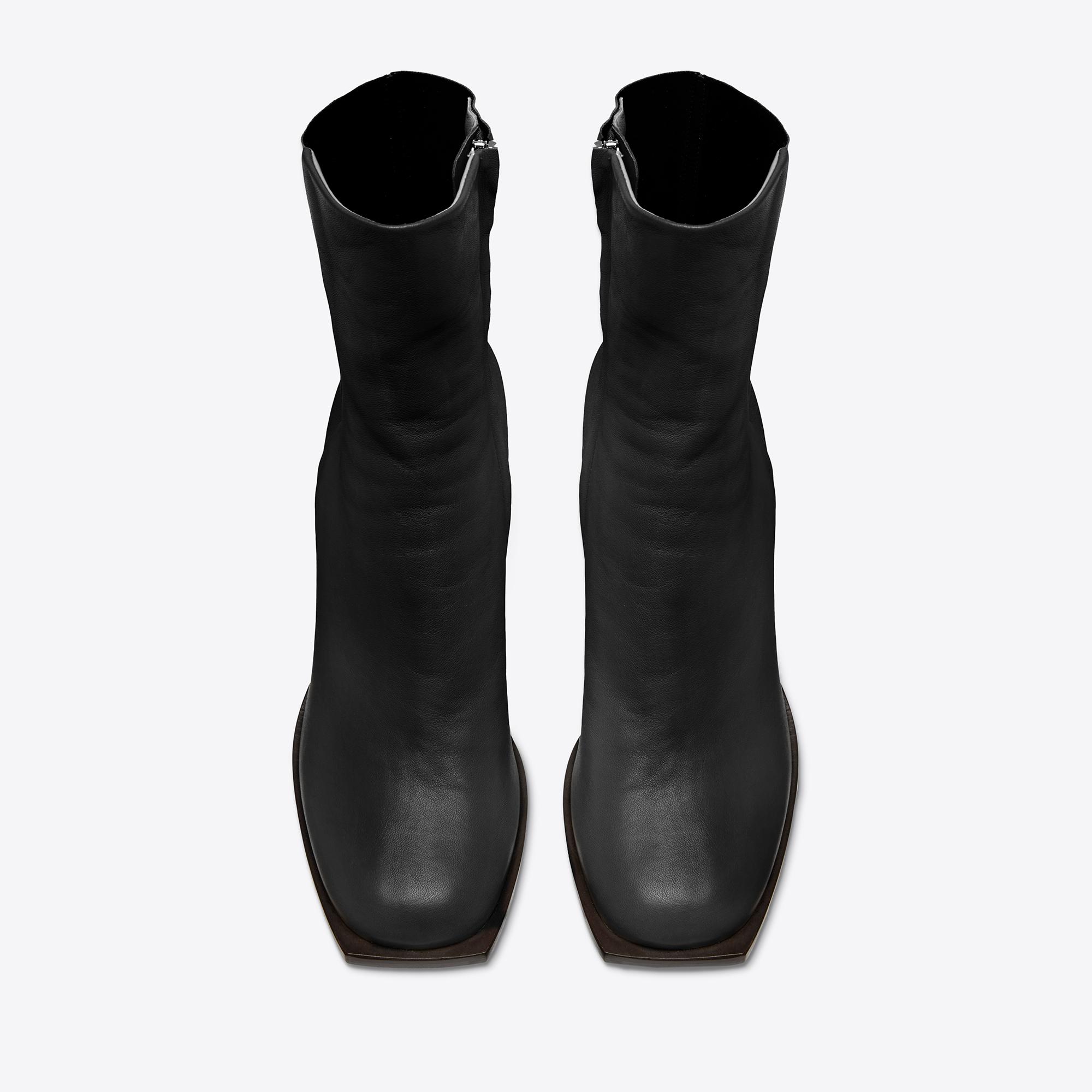 helmut lang square toe boots