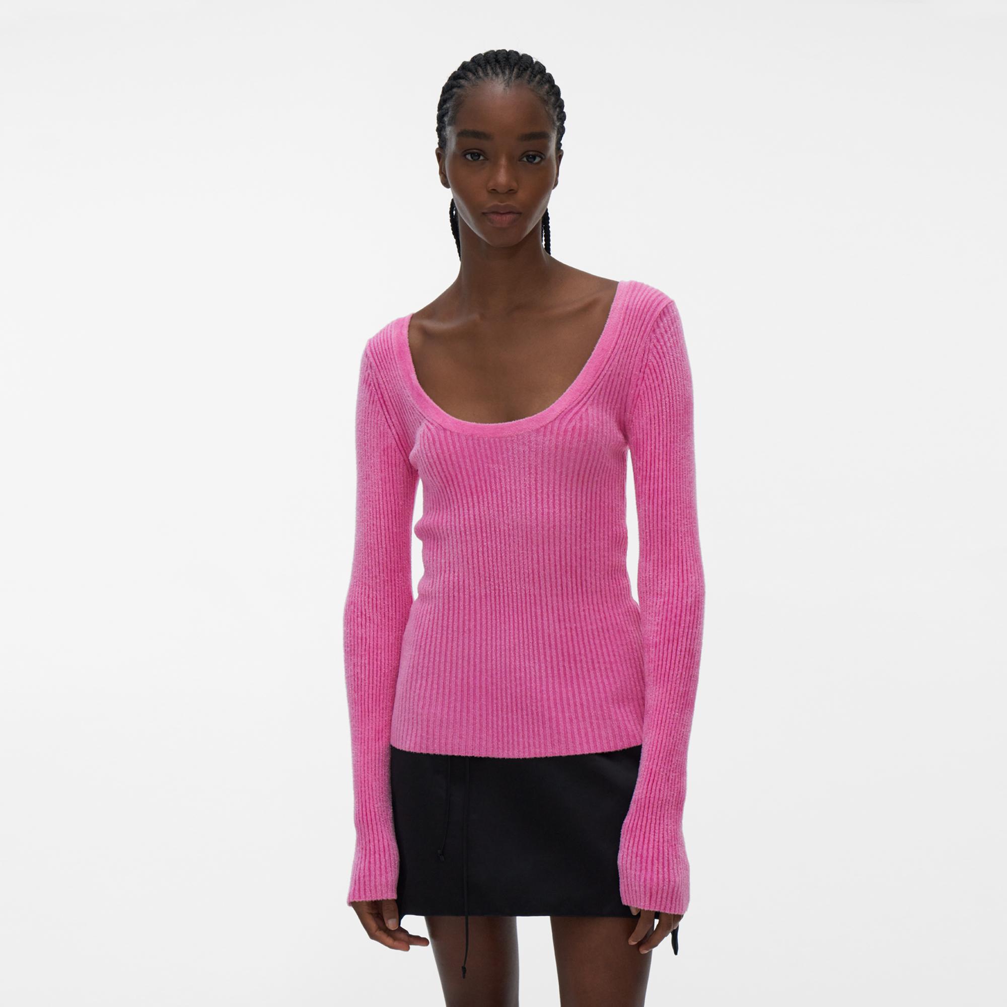 helmut lang ribbed sweater