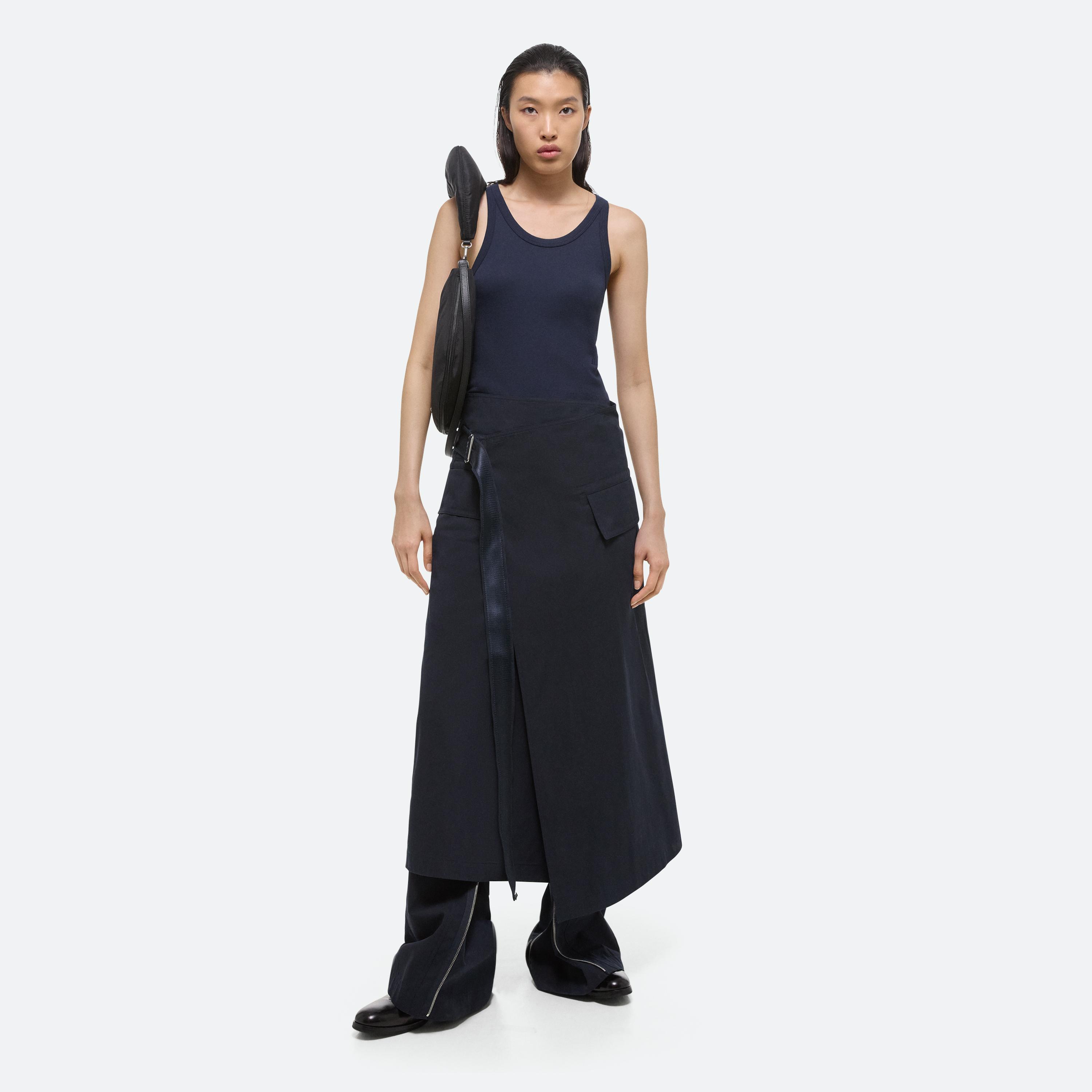 Helmut Lang Racer Tank In Navy