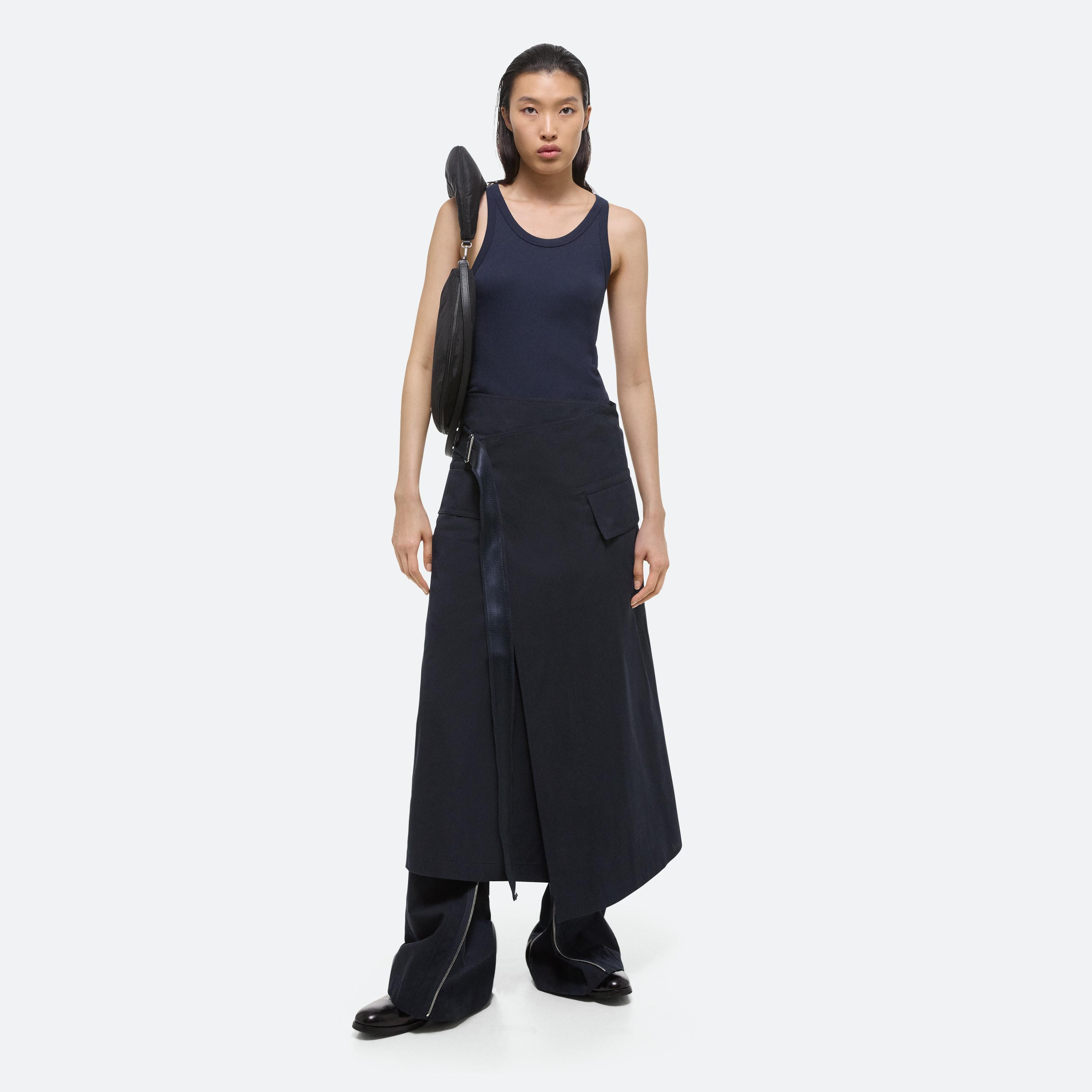 Shop Helmut Lang Racer Tank In Navy