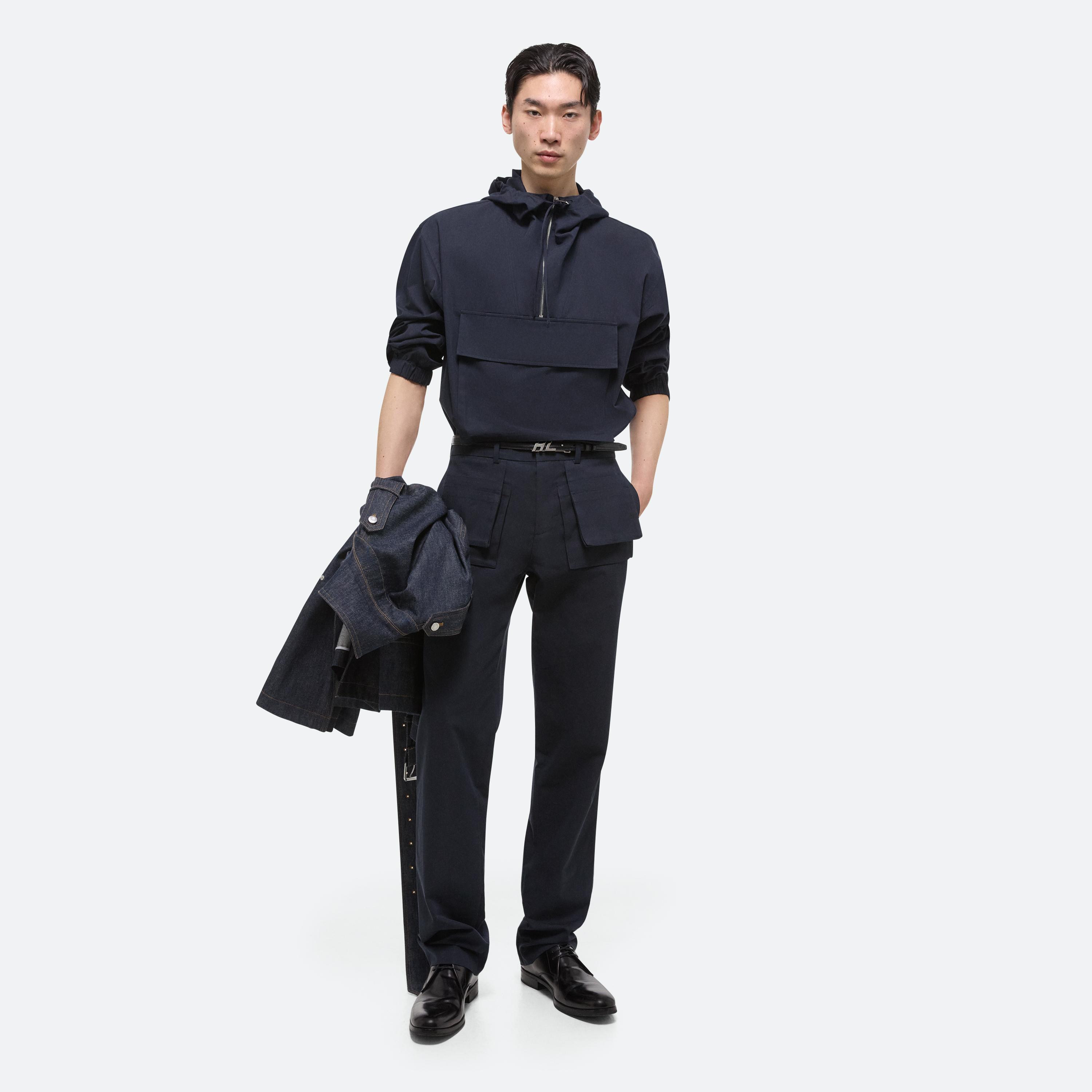 Helmut Lang Utility Car Trousers In Navy