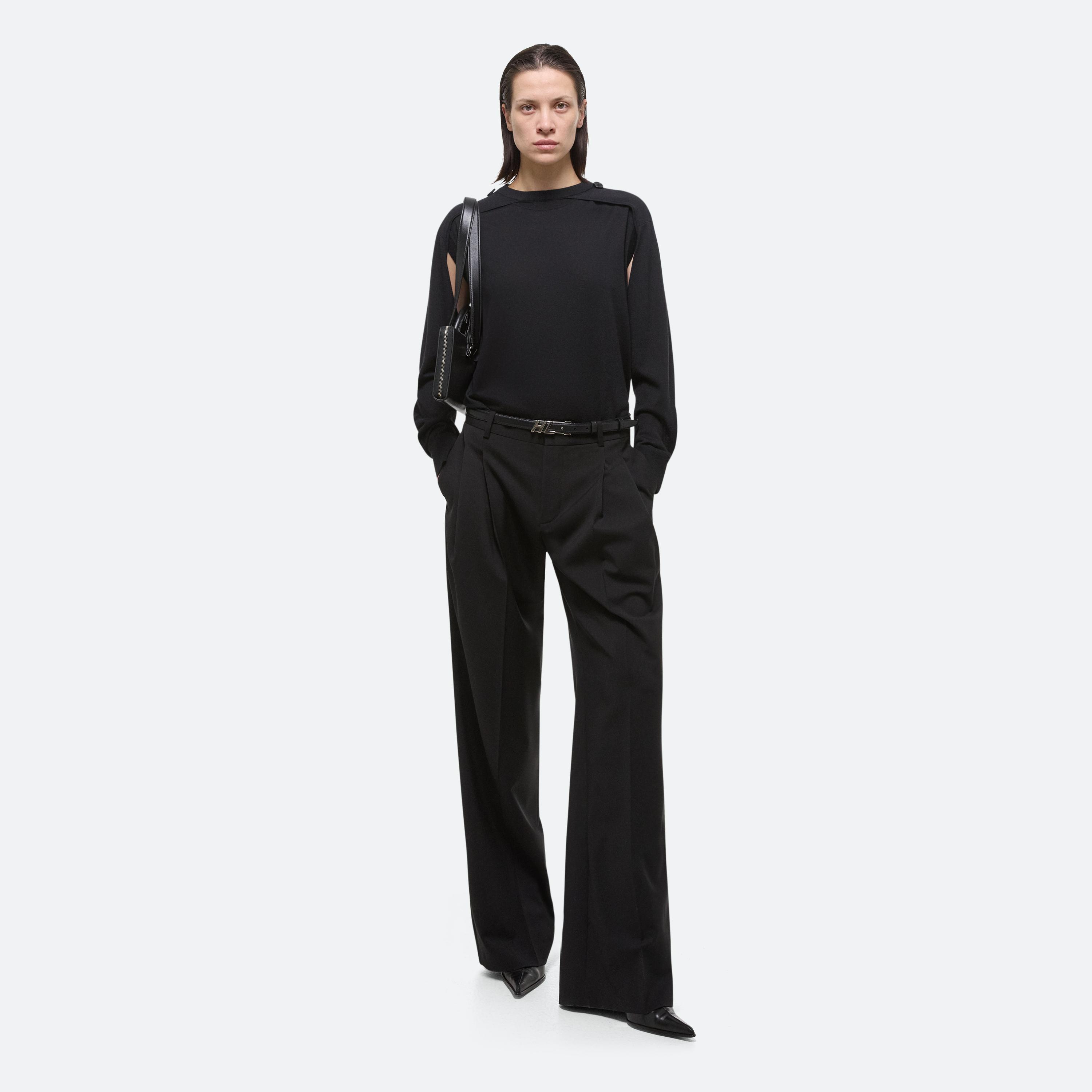 Shop Helmut Lang Shrug Sweater In Black
