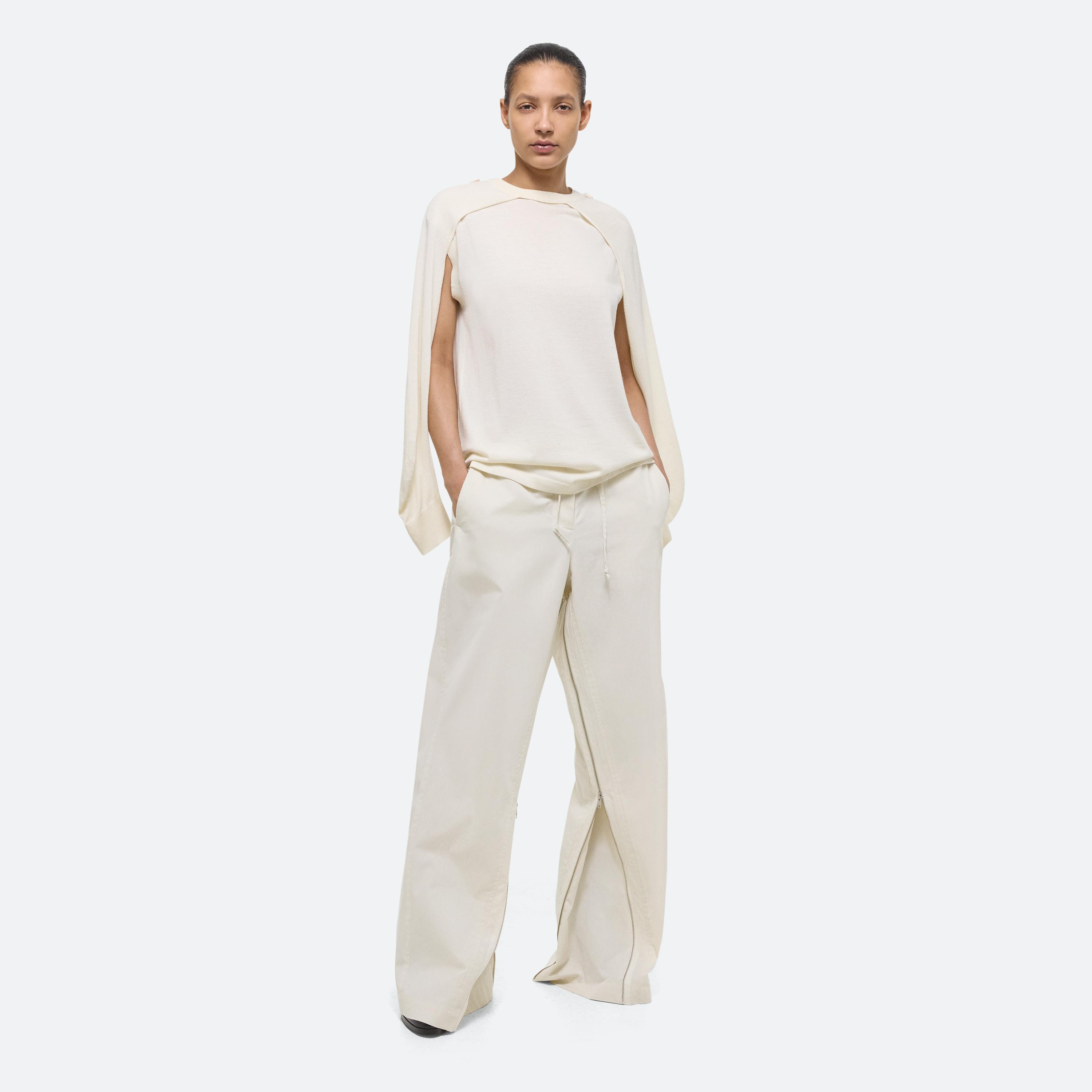 Shop Helmut Lang Shrug Sweater In Ivory