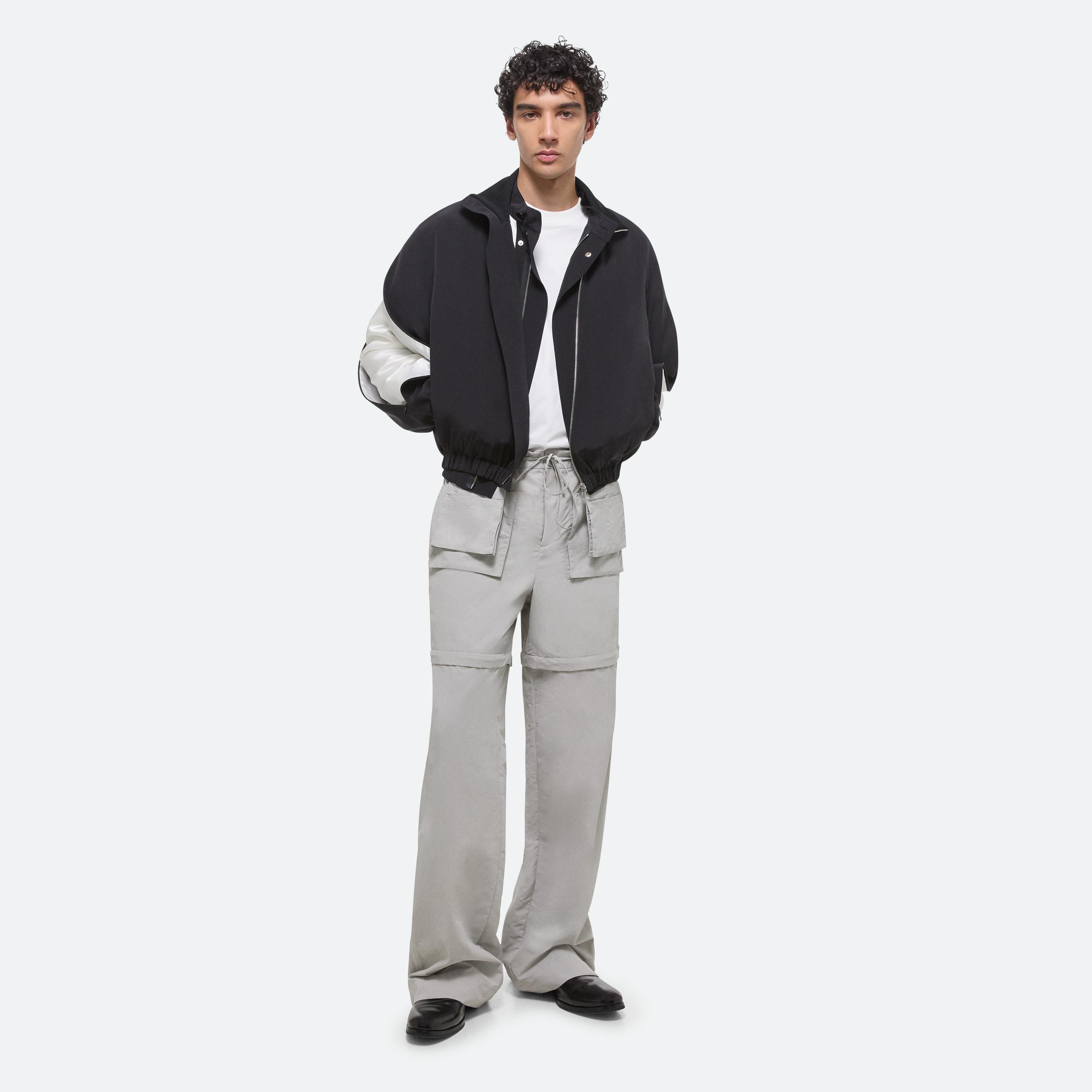 Helmut Lang Convertible Utility Pants In Stone