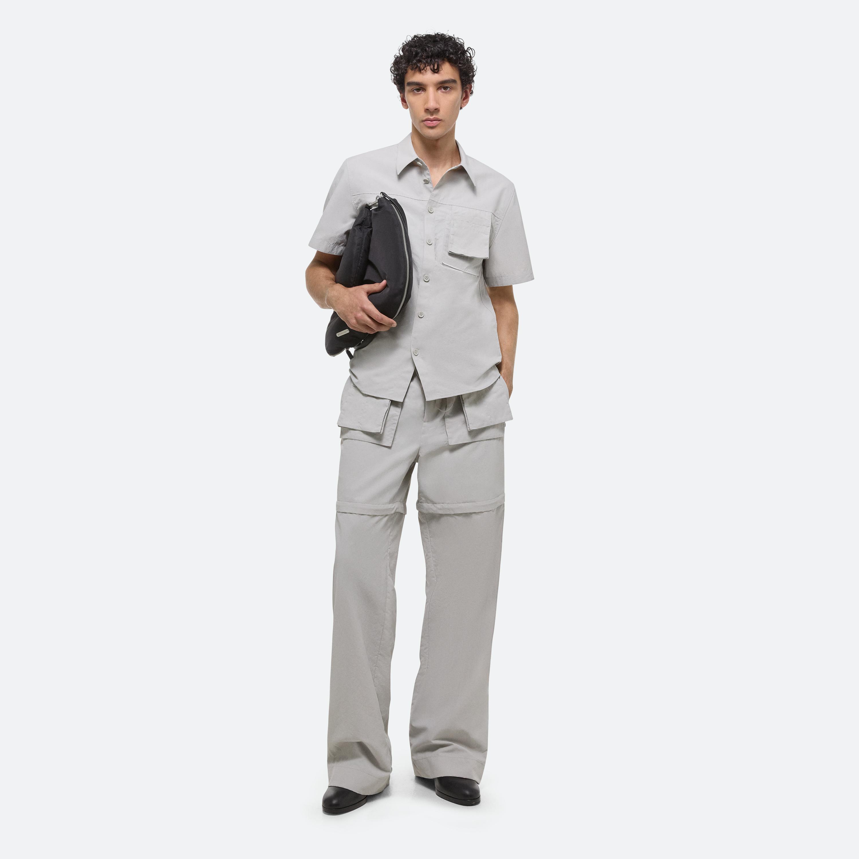 Shop Helmut Lang Utility Pocket Shirt In Stone