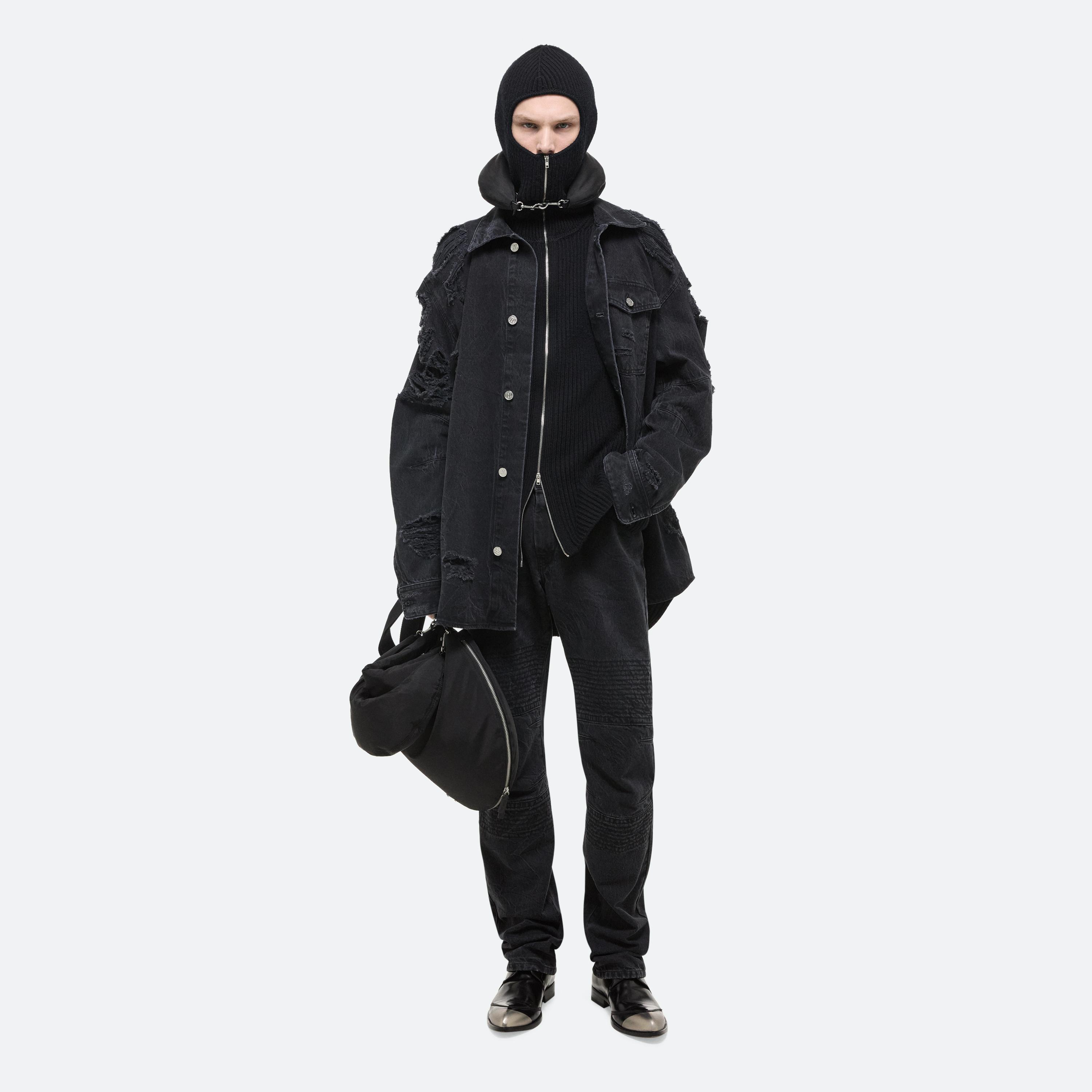 Helmut Lang Apex Denim Shirt In Black