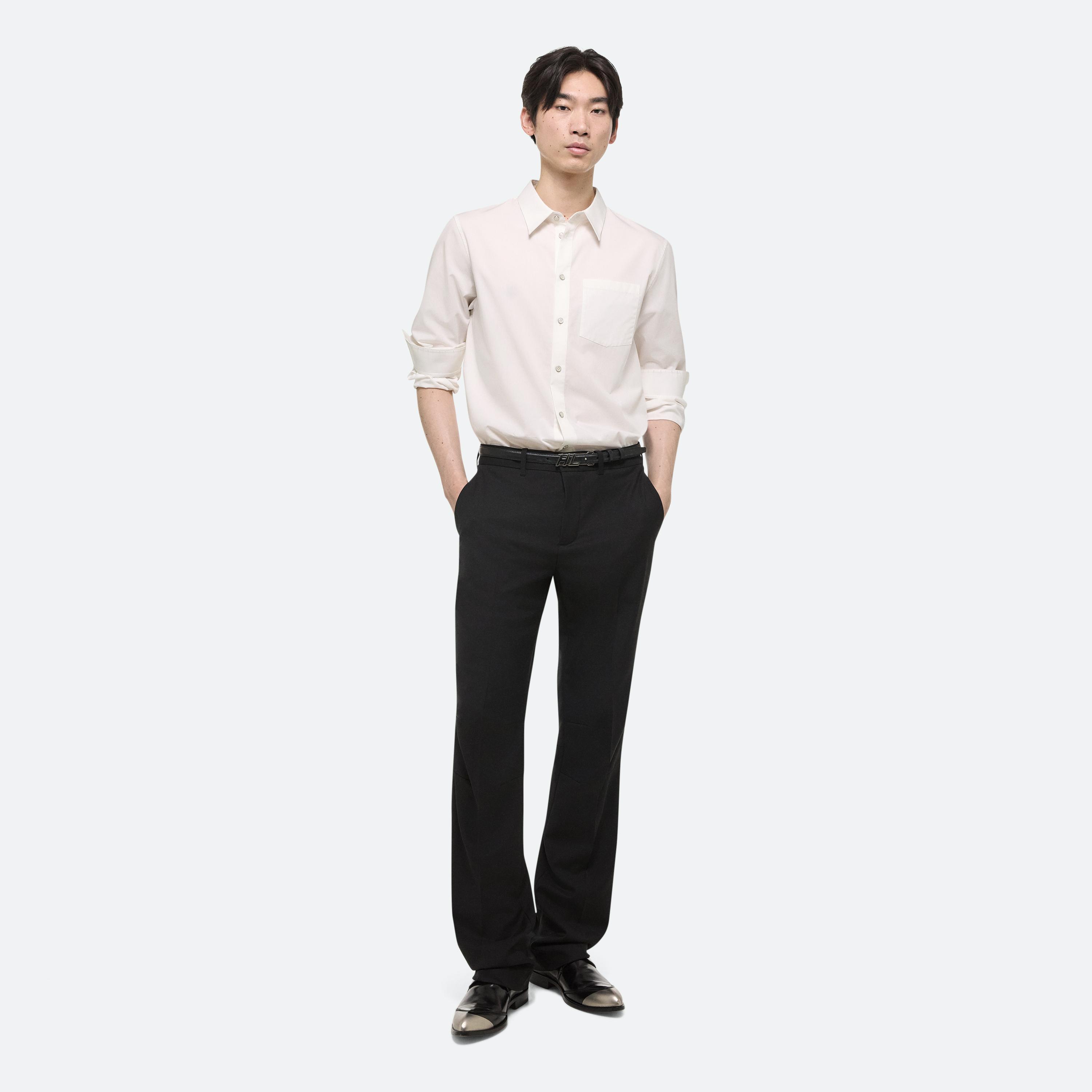 Helmut Lang Curve Car Trousers In Black