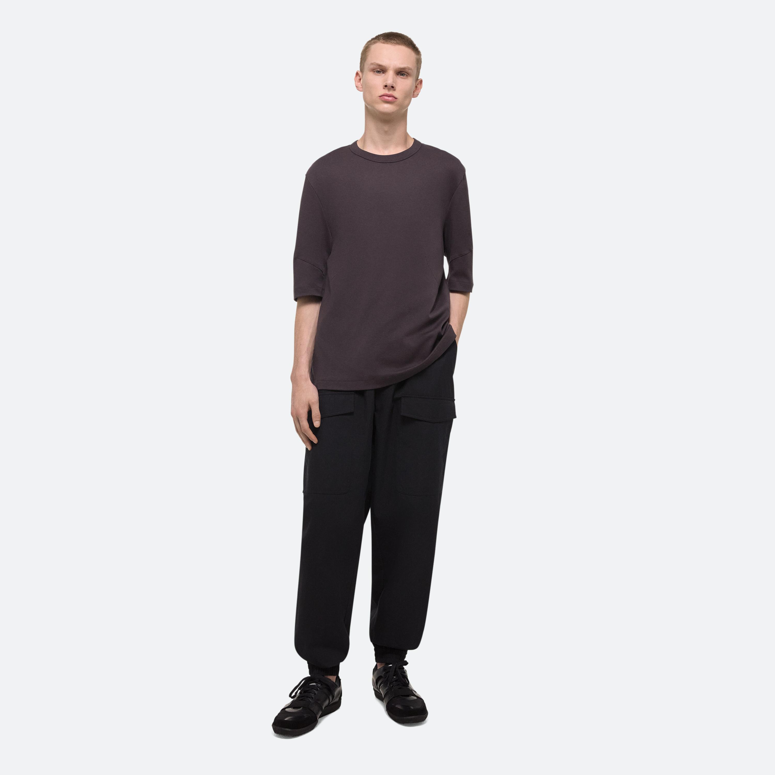 Shop Helmut Lang Apex Tee In Espresso