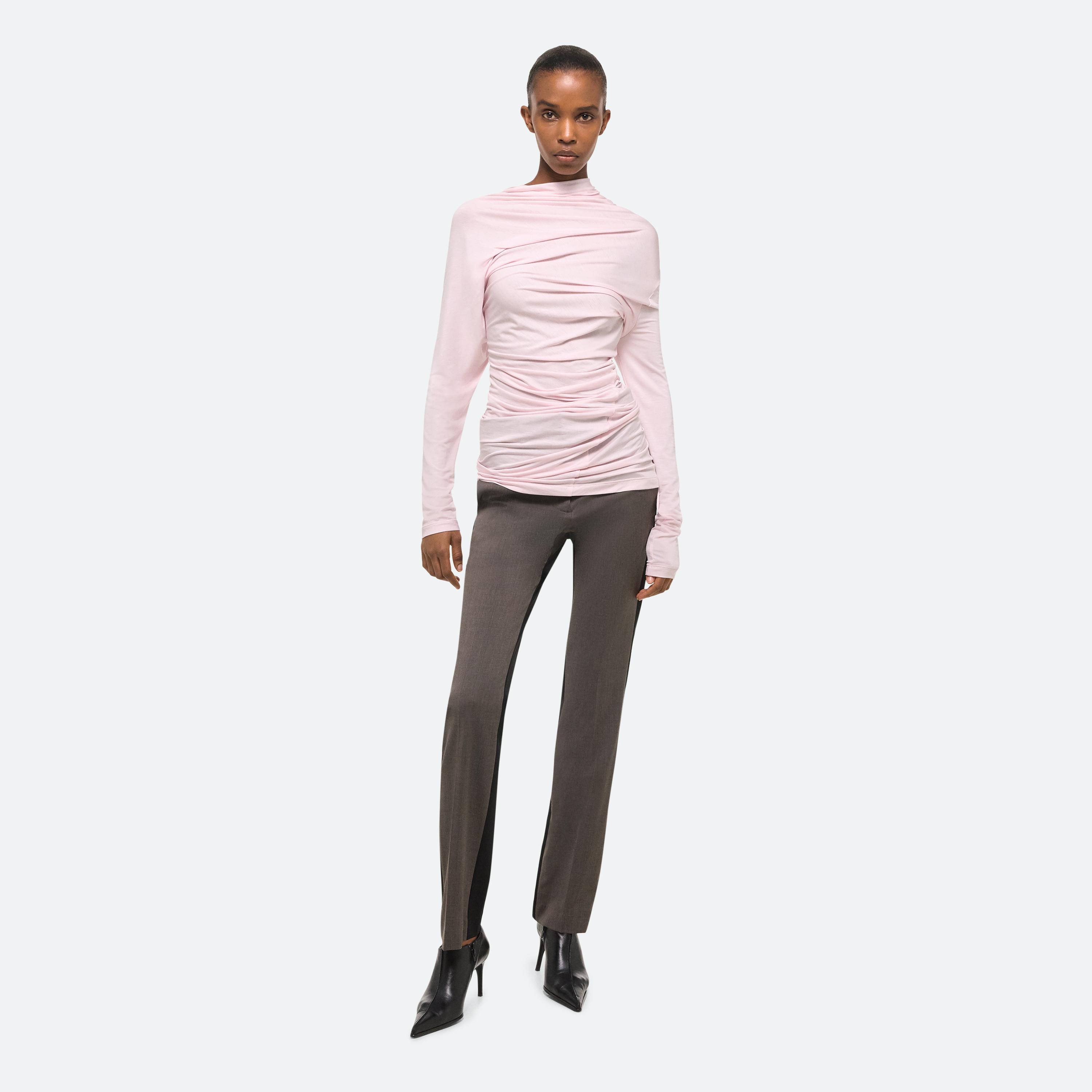 Shop Helmut Lang Wind Top In Dusty Pink