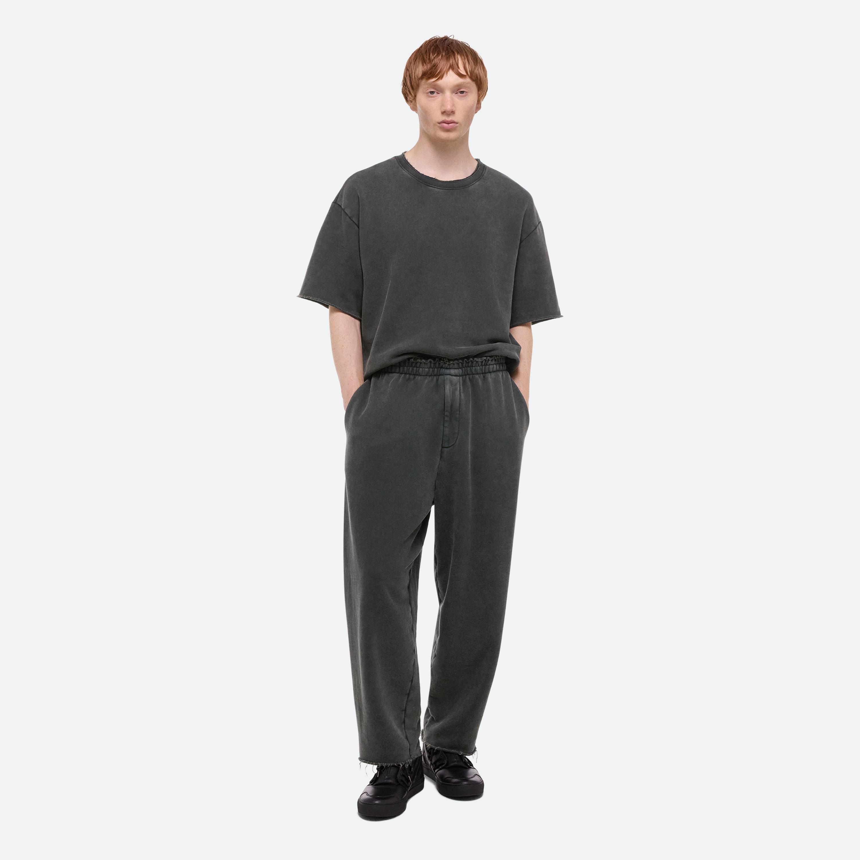 HELMUT LANG GARMENT-DYED COCOON SWEATPANTS 