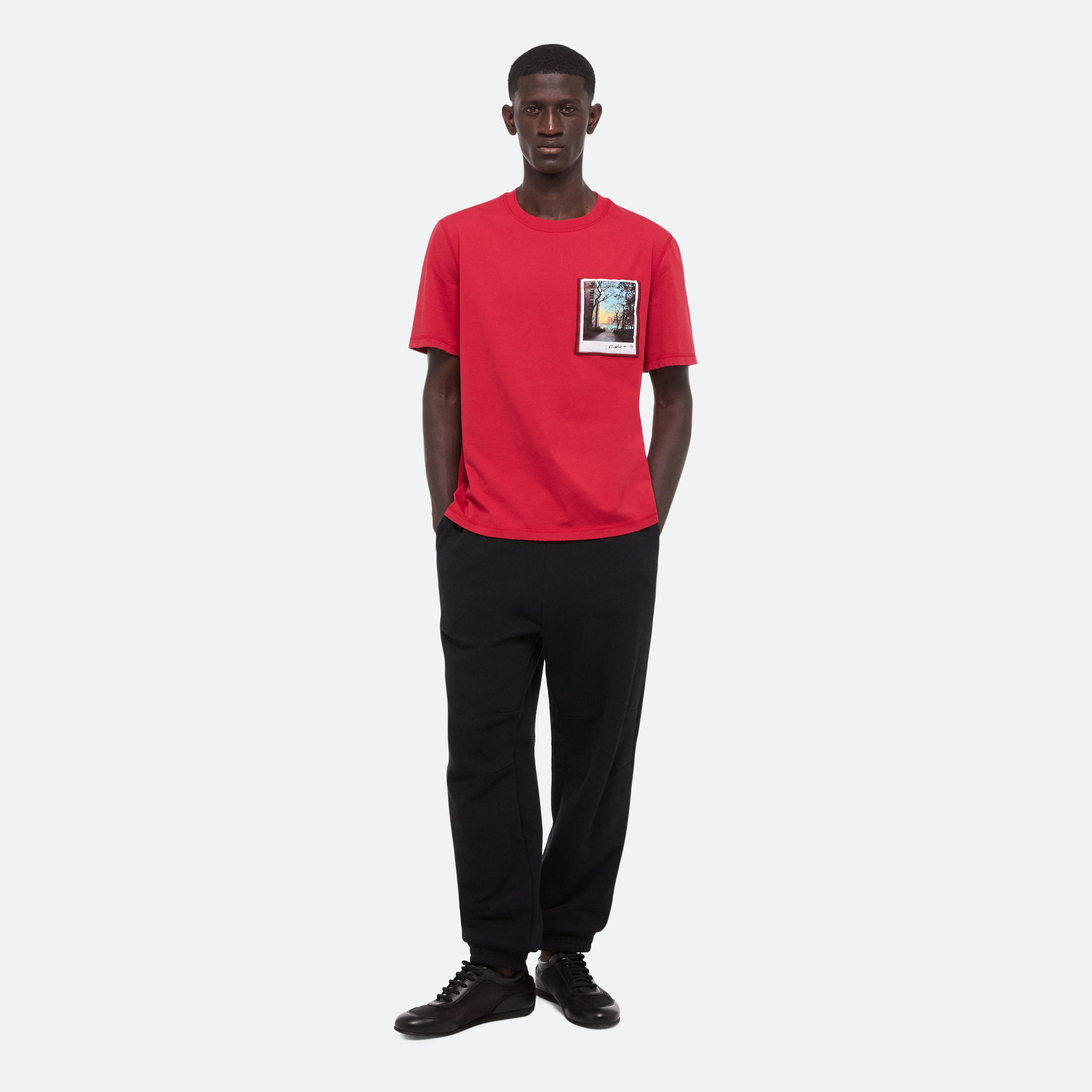 Helmut Lang Postcard Tee: River In Bordeaux