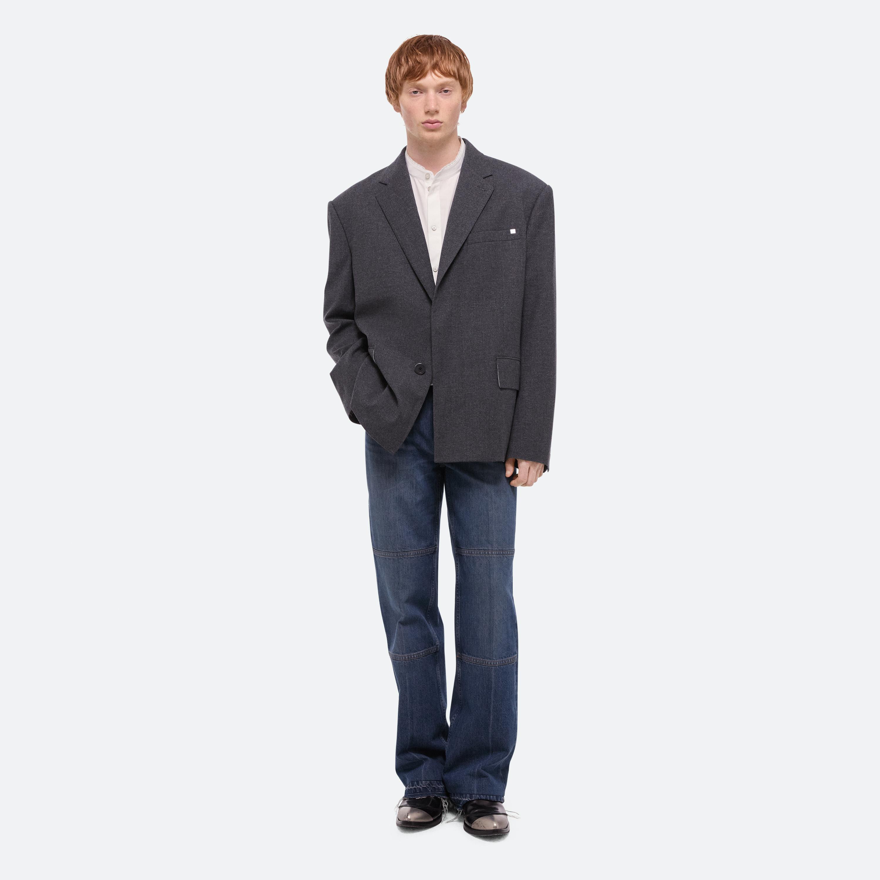 Helmut Lang Driver Blazer In Charcoal