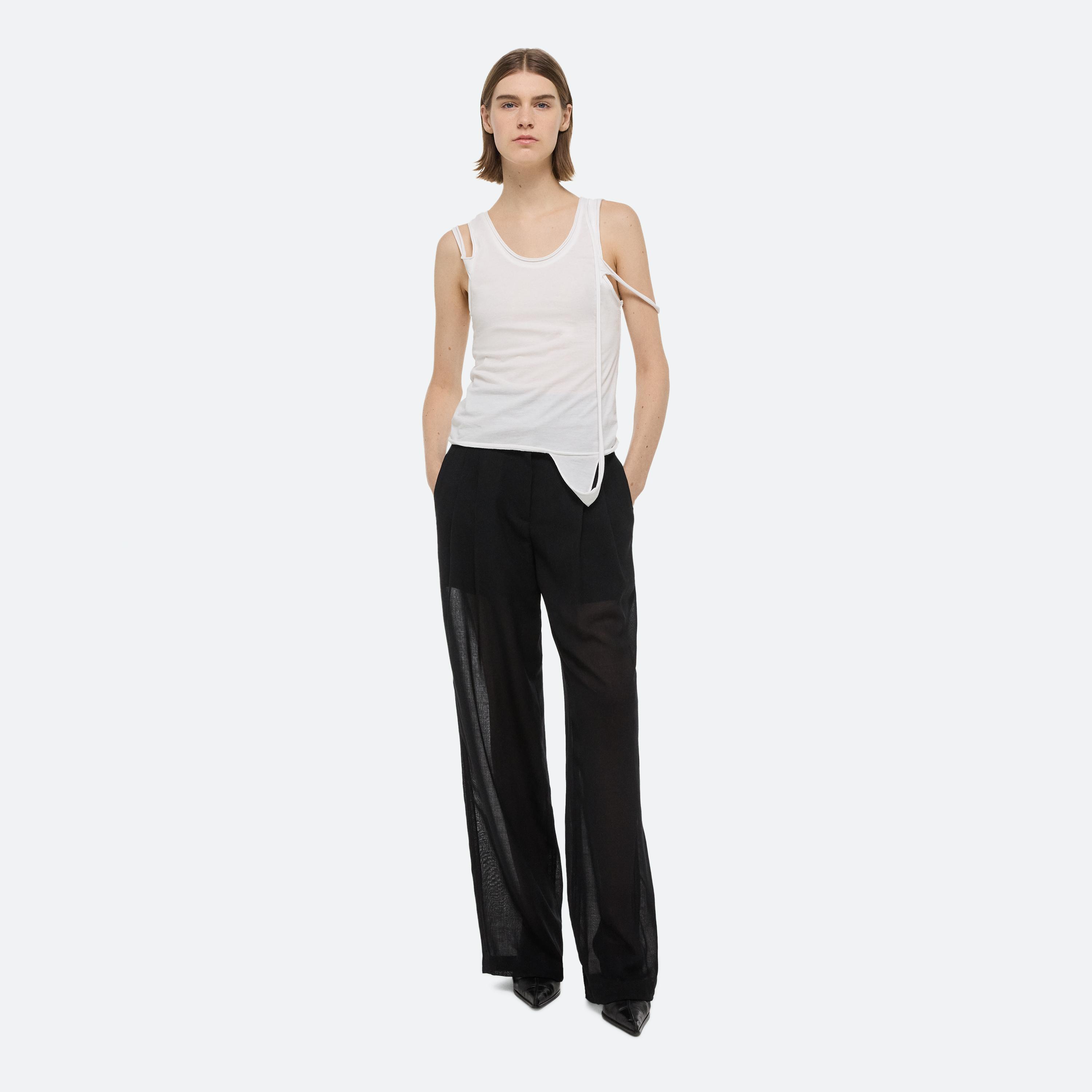 Helmut Lang Strap Tank In Optic White