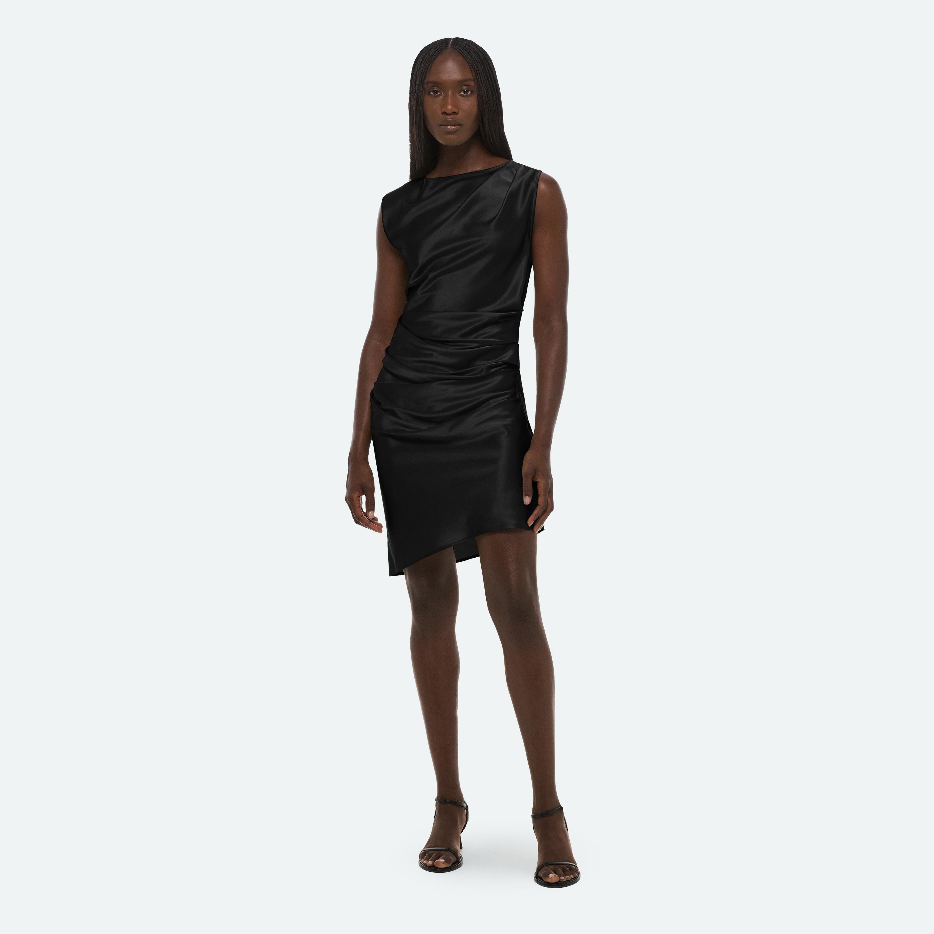 Silk Draped Dress