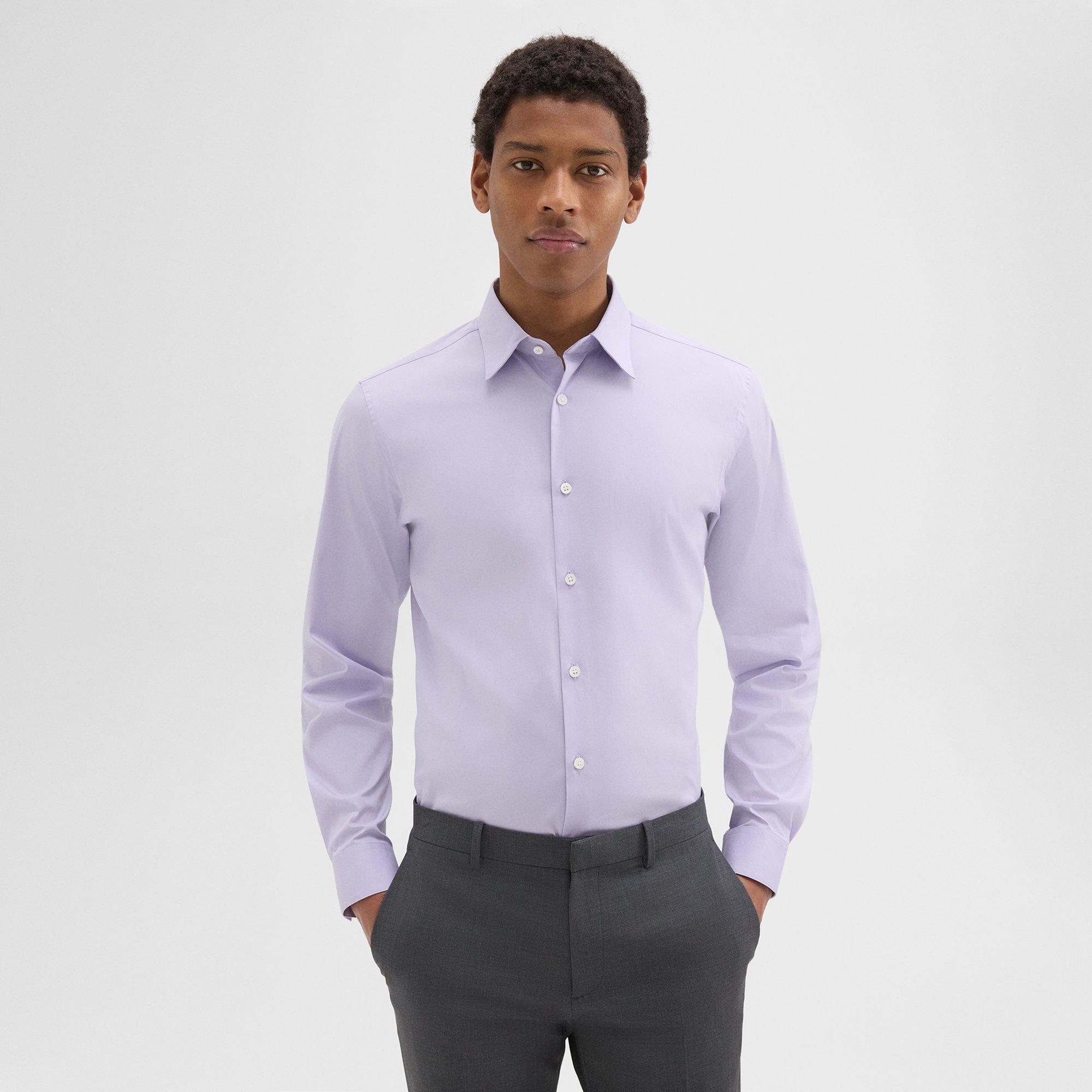 THEORY SYLVAIN SHIRT IN GOOD COTTON 