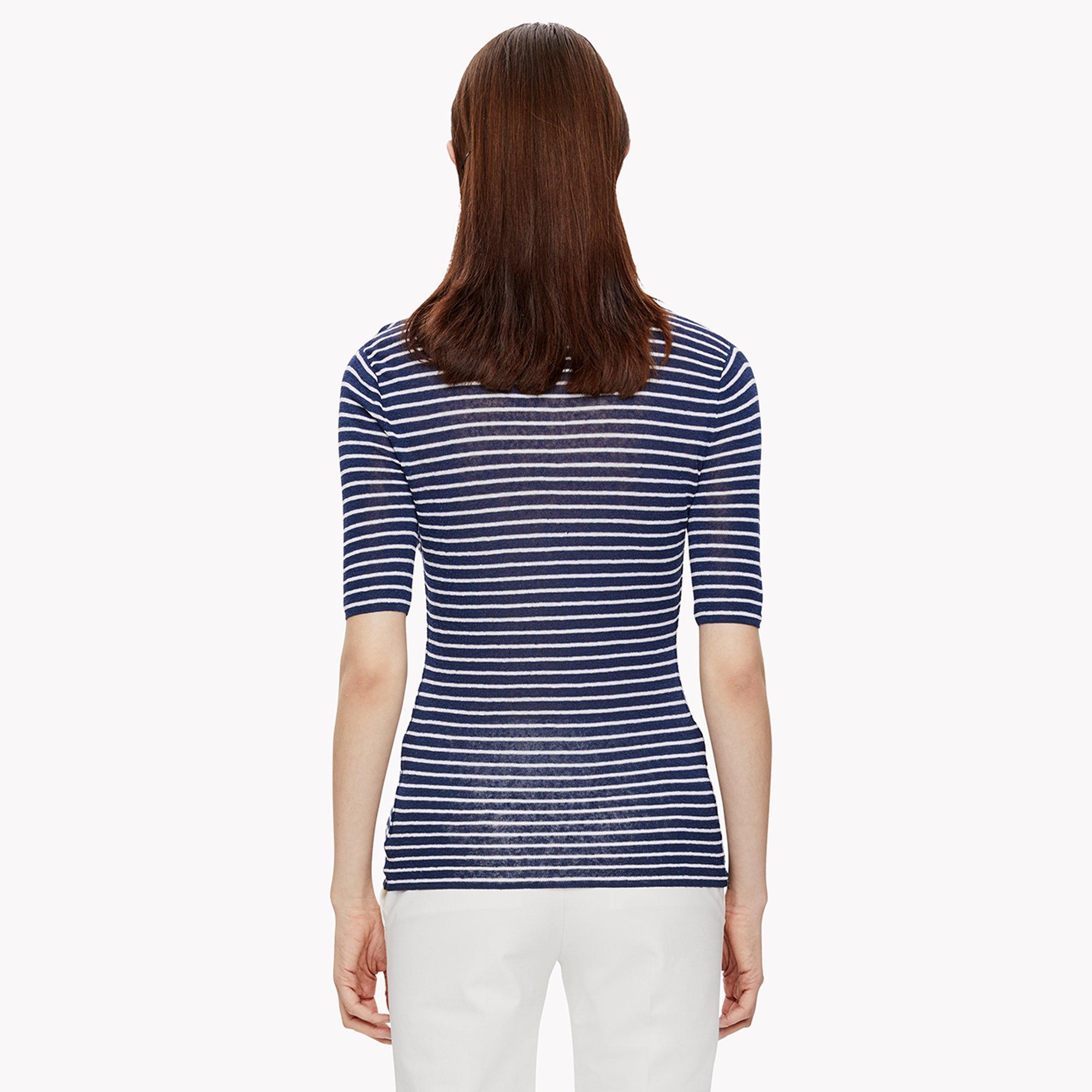 Linen Stripe Tee Theory