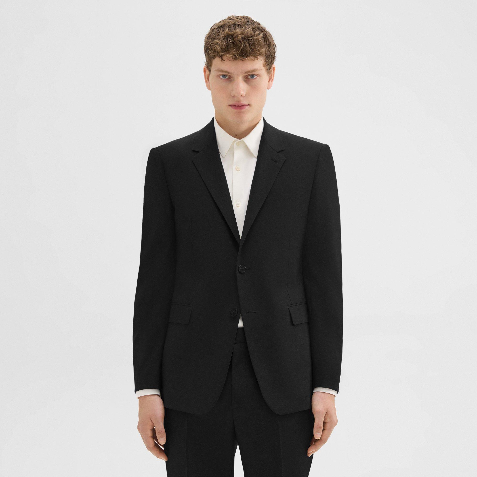 Theory Chambers Blazer In Stretch Wool In Black