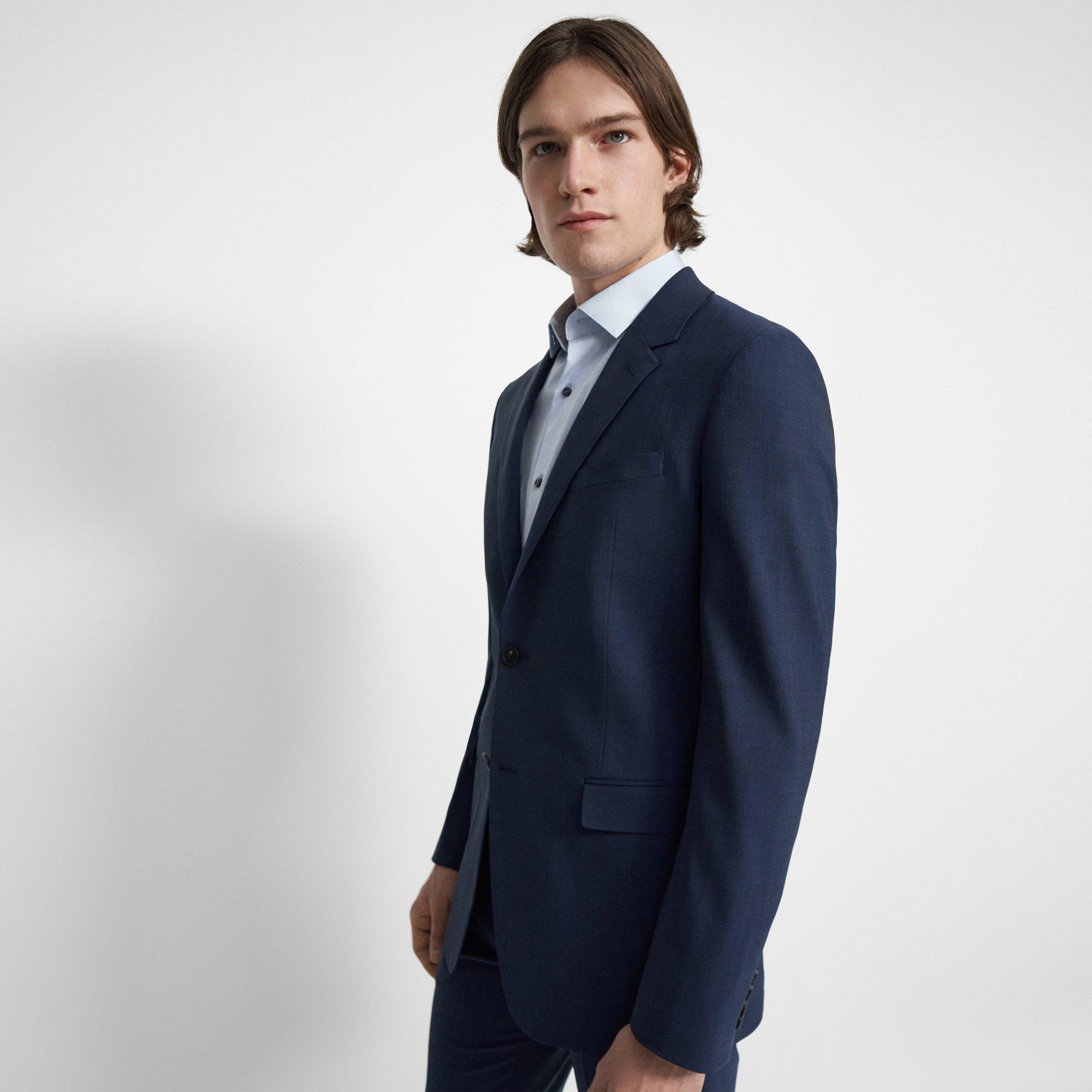 Theory Chambers Blazer In Stretch Wool In Altitude
