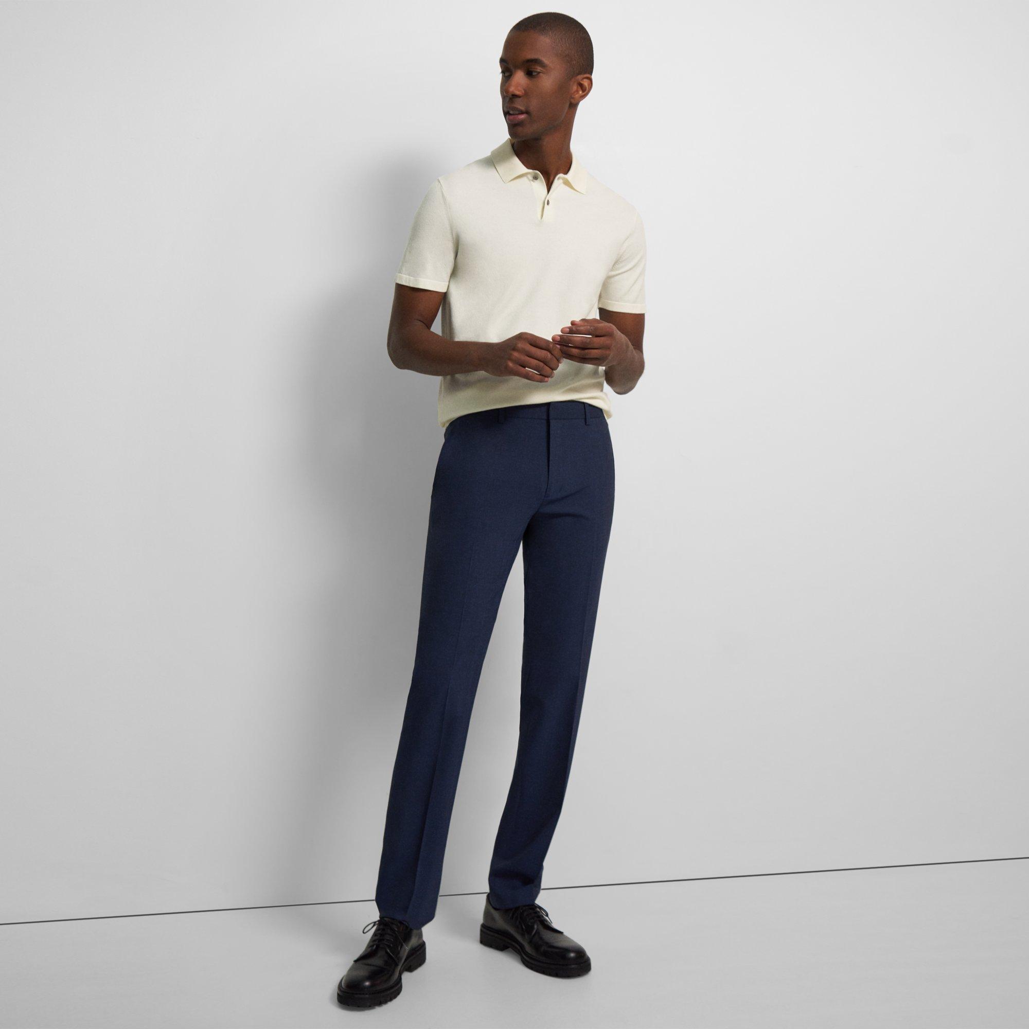 Shop Theory Mayer Pant In Stretch Wool In Altitude
