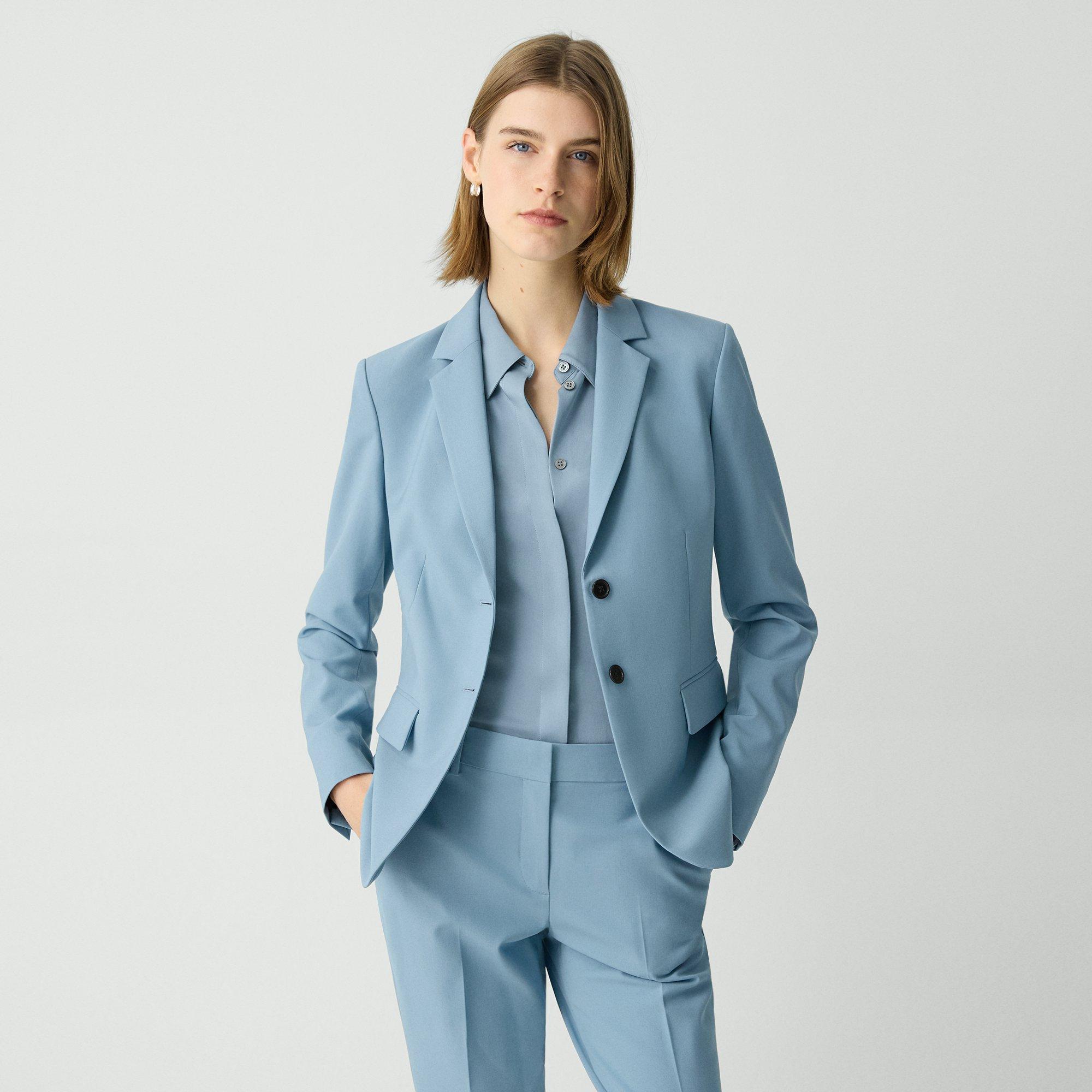 THEORY CARISSA BLAZER IN GOOD WOOL 